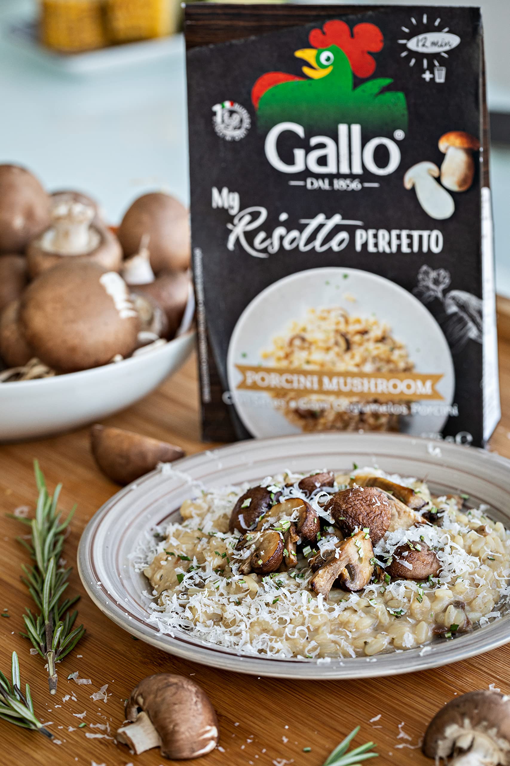 Riso Gallo - My Risotto Perfetto Vegan Porcini Mushroom, 175 g (Pack of 6) 6