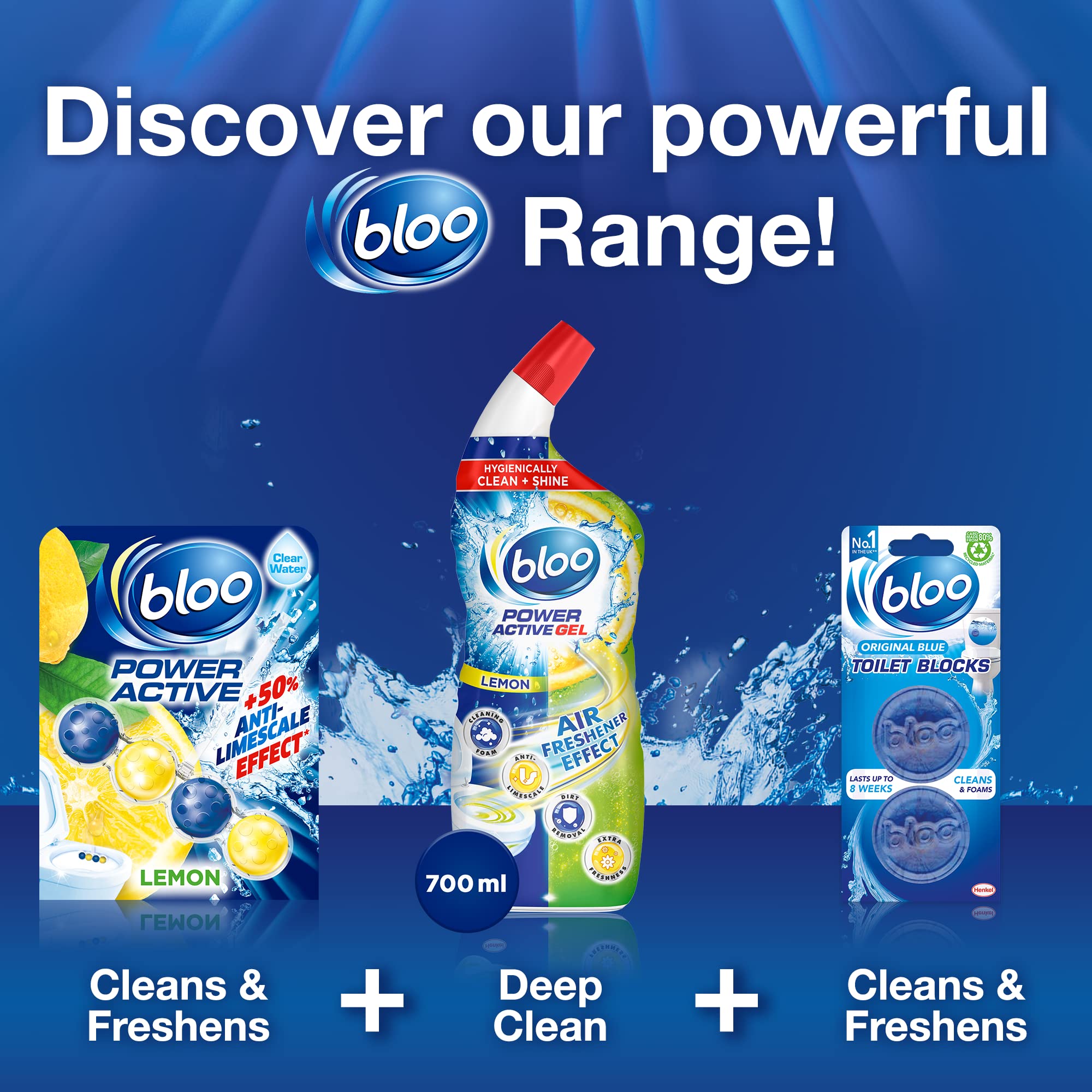 Bloo Power Active - Toilet Rim Block (50g) 14