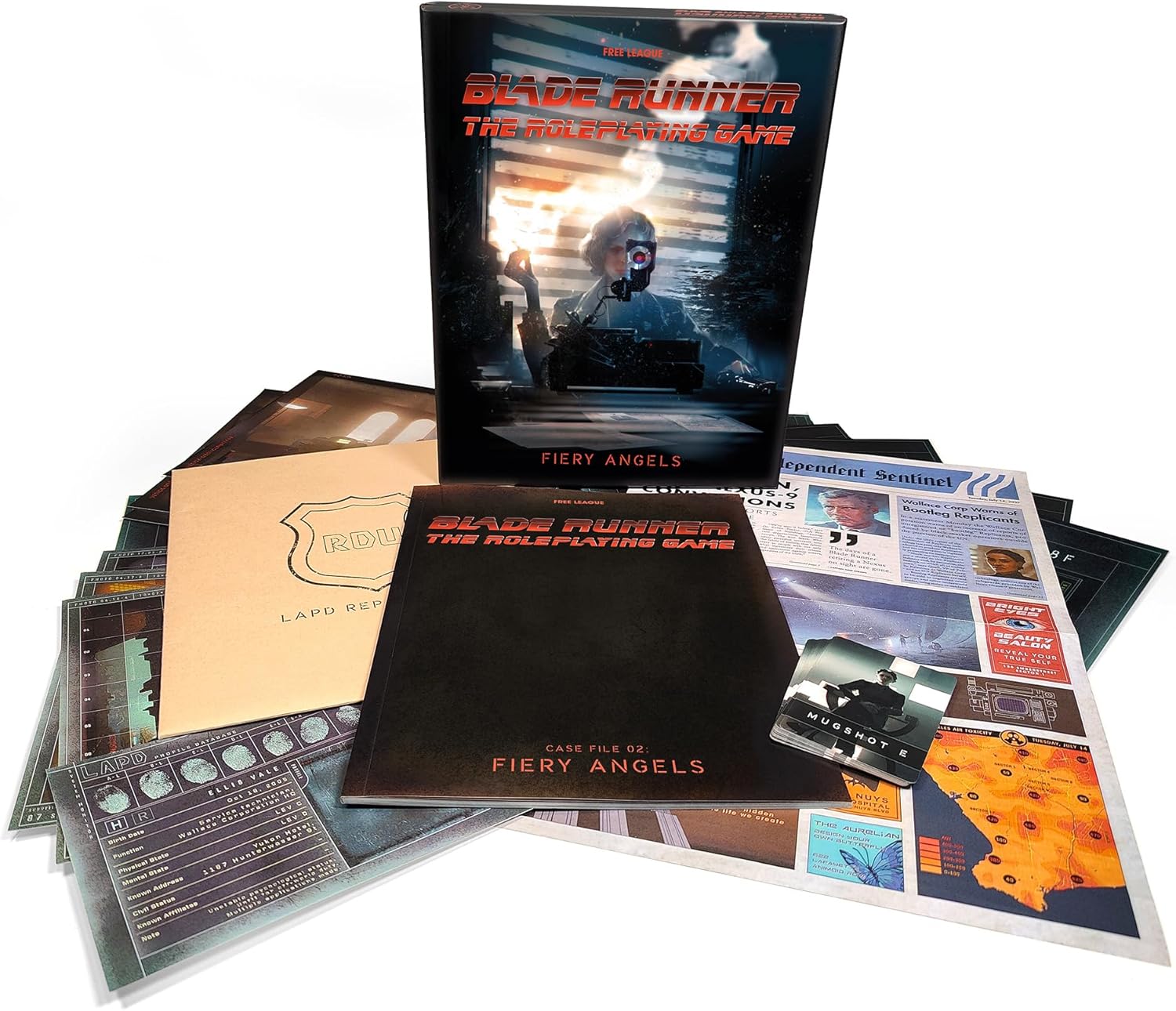 Blade Runner RPG: Case File 02 - Fiery Angels - Free League Publishing [Boxed Set] 1