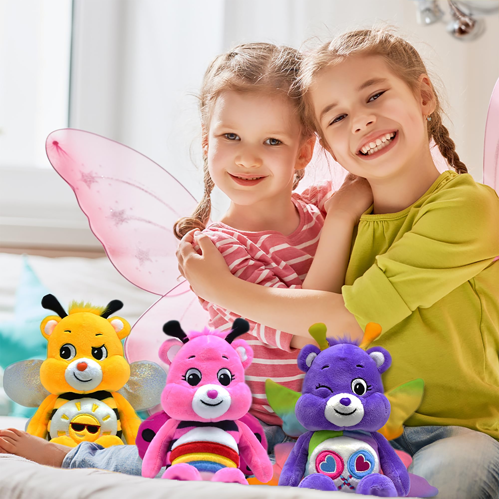 Care Bears Lady Bug Cheer Bear 9 Inch Bean Plush Collectable Toy | Ages 4+ 4