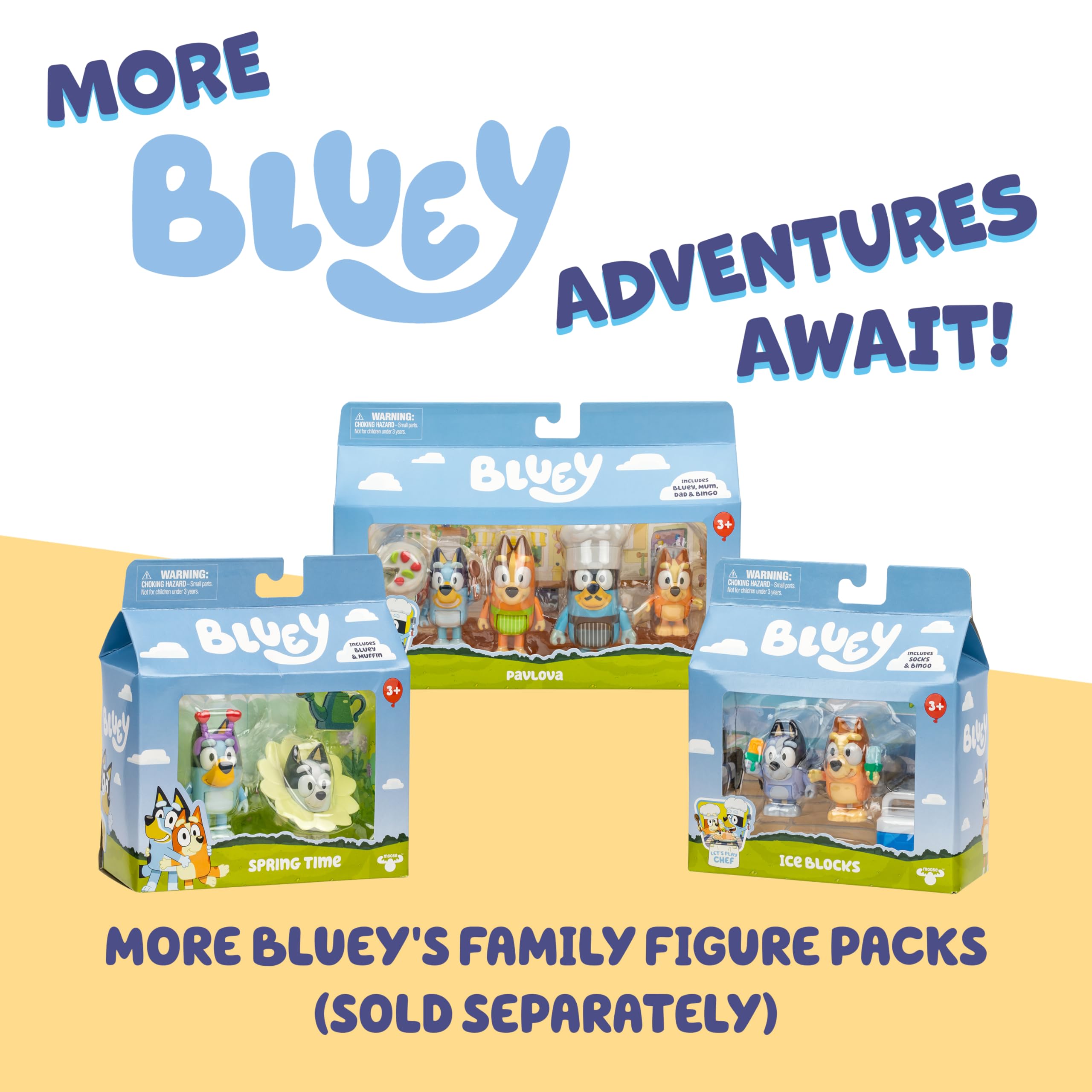 Bluey Heeler Family Road Trip 4WD Vehicle with Articulated Chilli Figure - Ages 3+ 10