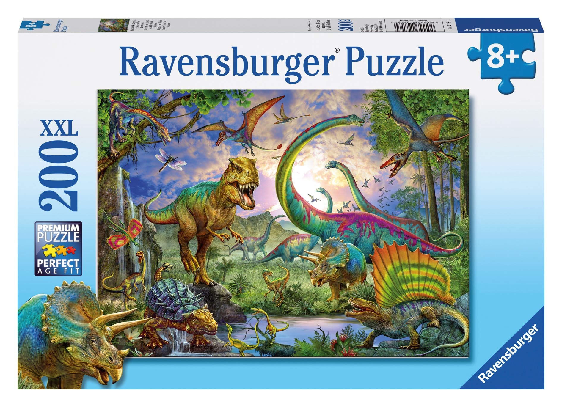 Ravensburger Dinosaurs 200 Piece Jigsaw Puzzle for Kids Age 8+ | Extra Large Pieces | 49 x 36cm