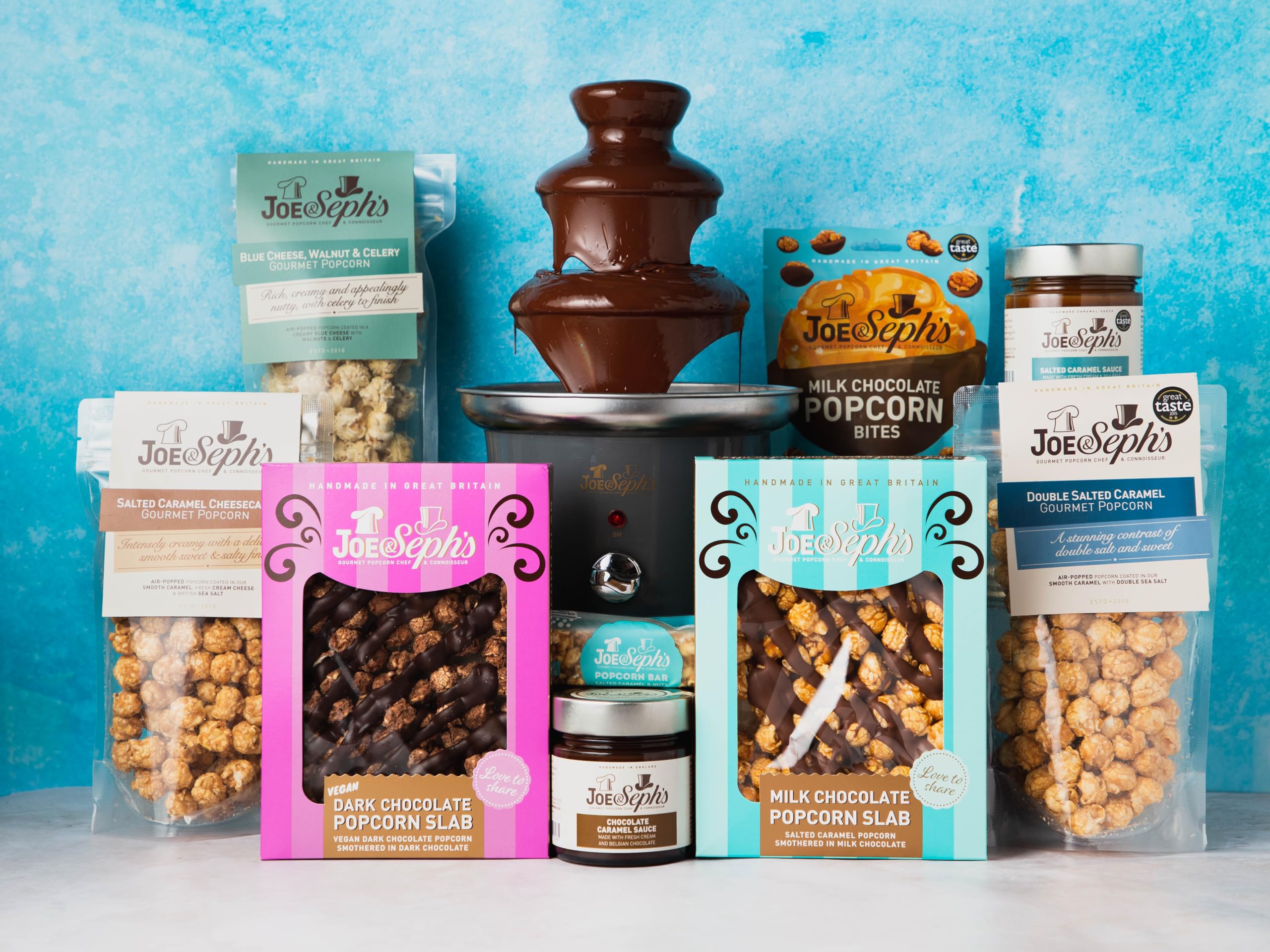 Joe & Seph's Belgian Chocolate Popcorn Snack Bag | Handmade in UK | 32g