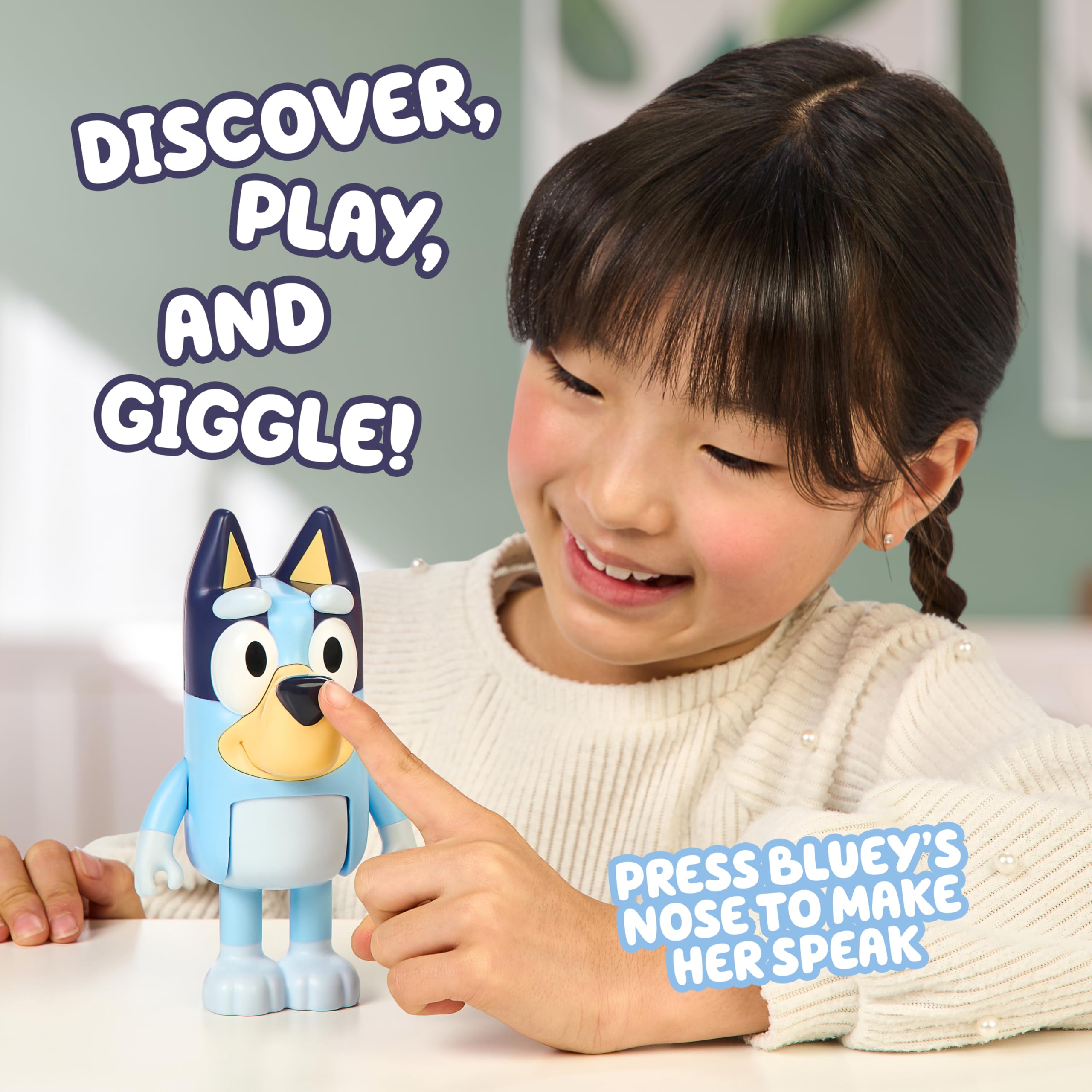 Bluey Chat Mates - Interactive Talking Figure with 10 Phrases, Articulated Arms & Legs 6