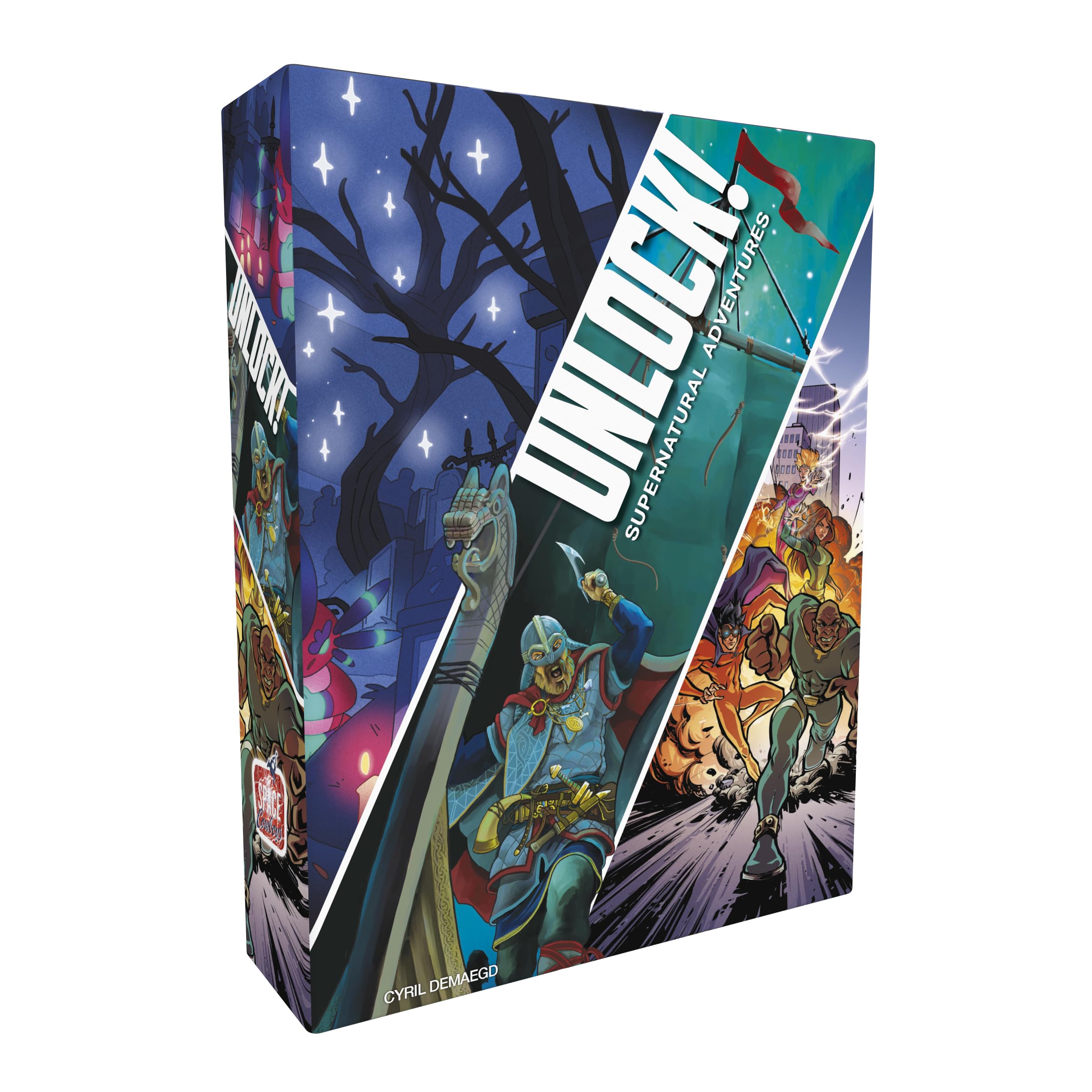 Space Cowboys Unlock! 12 Supernatural Adventures Cooperative Escape Room Card Game | 1-6 Players | Ages 10+ 1
