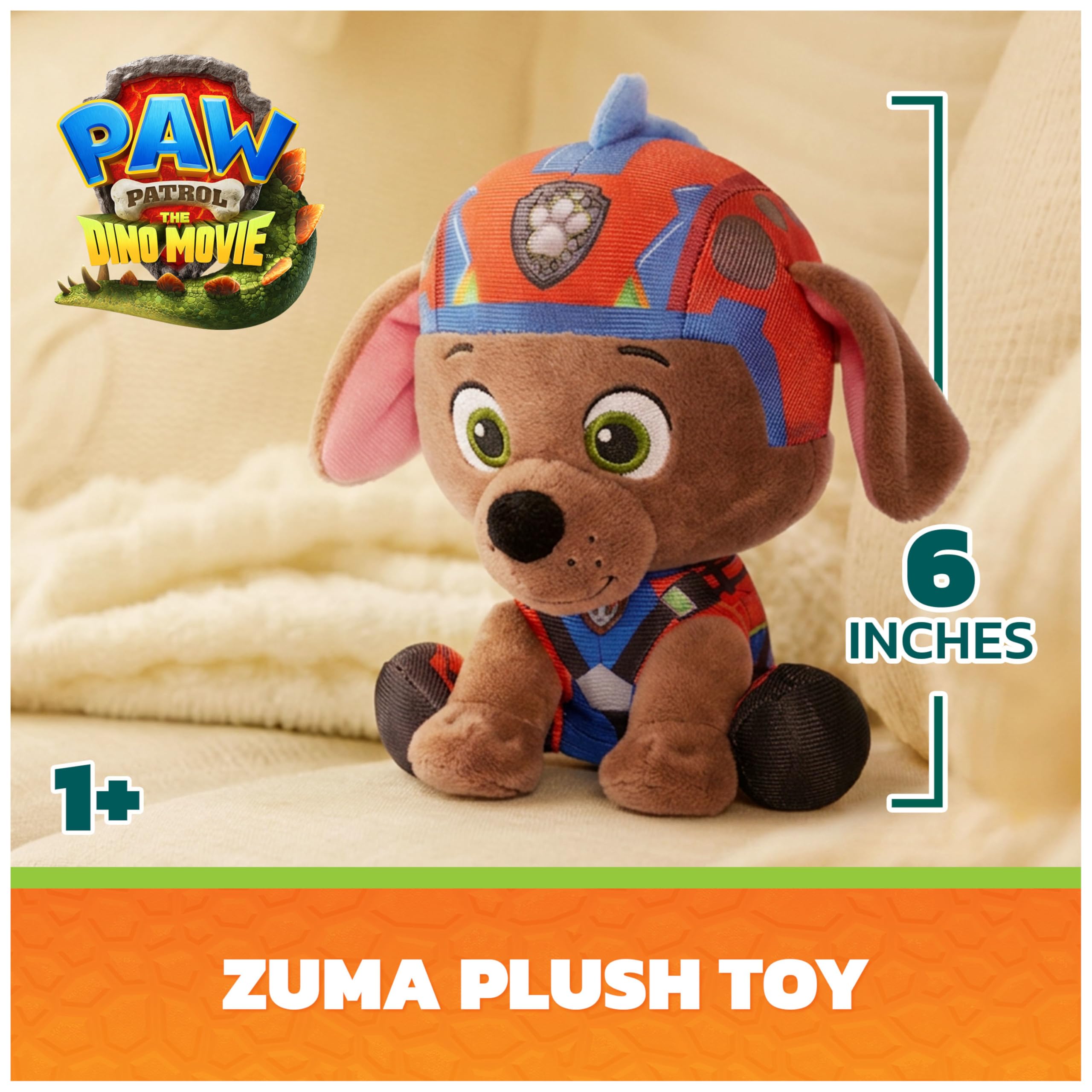 Paw Patrol Zuma Stuffed Animal - 6 inch, Multicolor 3