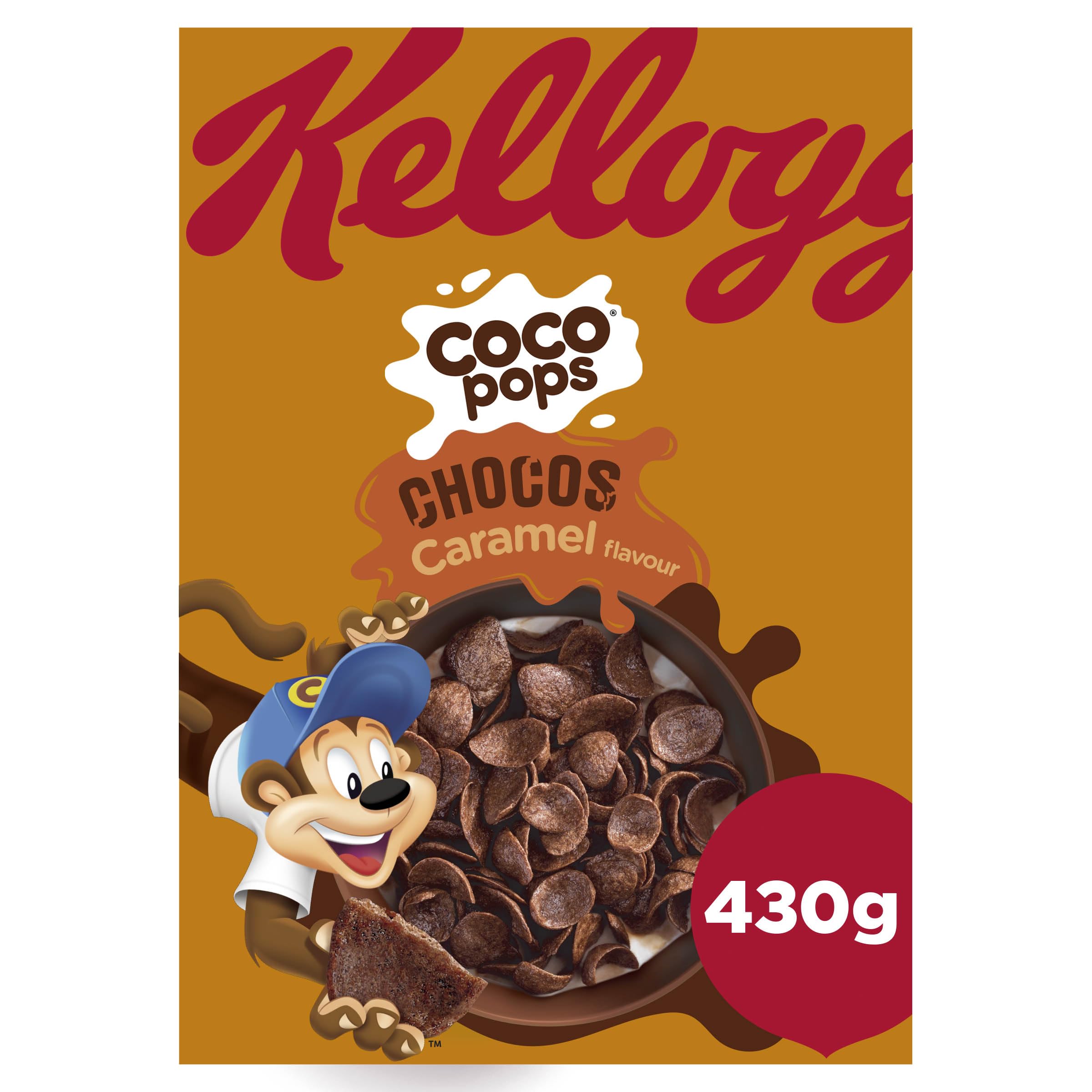 Kellogg's Coco Pops Chocos Salted Caramel 430g