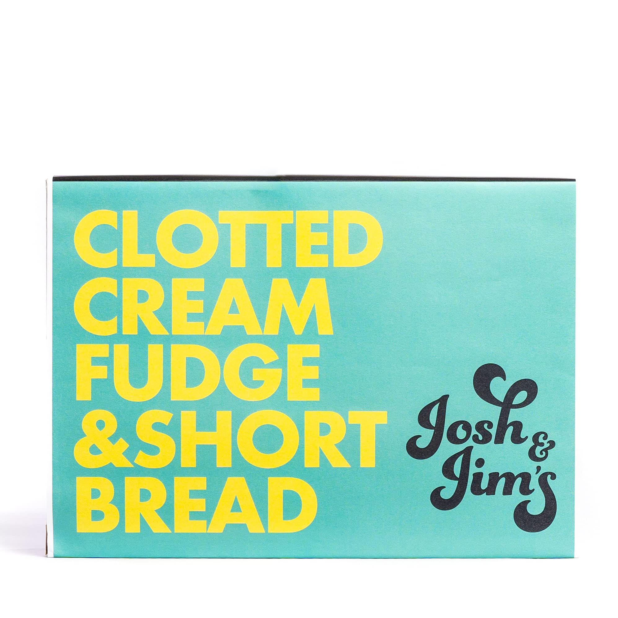 Josh & Jim's Fudge & Shortbread Gift Box - Traditional British Recipe Clotted Cream Fudge | 280g