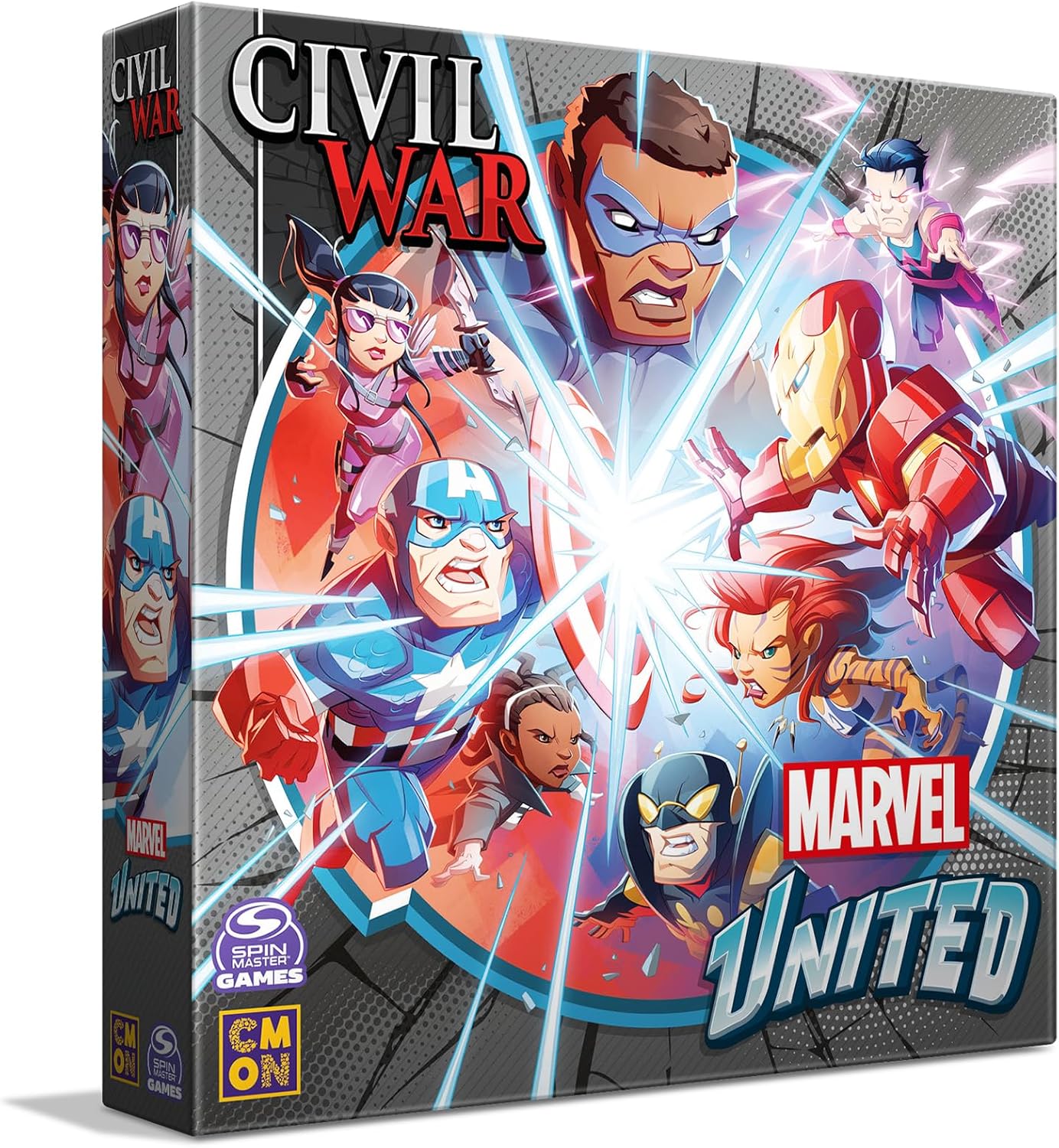 CMON Marvel United: Civil War Expansion - Board Game Expansion 1