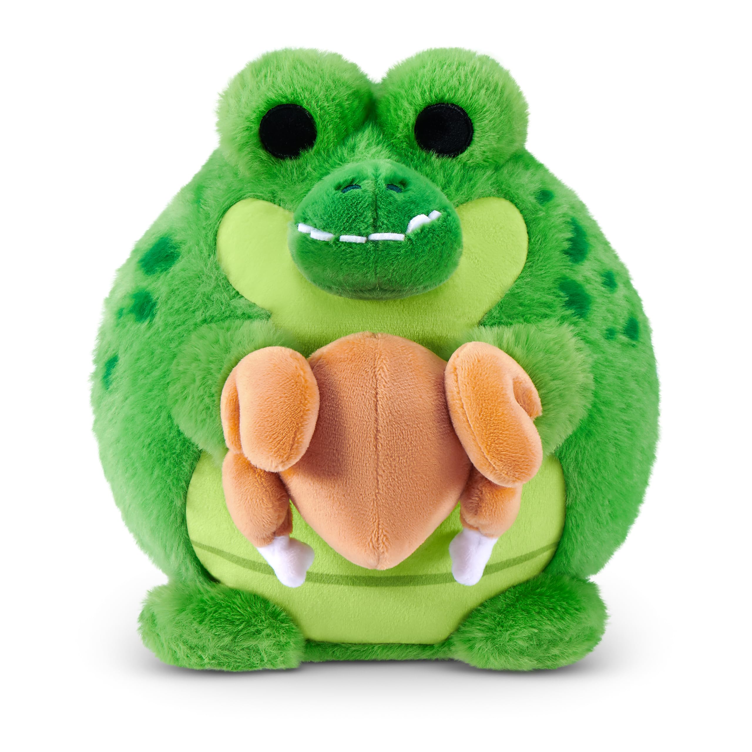 Snackles Core Series 2 Crocodile with Chicken Plush - 8 Inch | Soft Plush Toy | Unisex Children