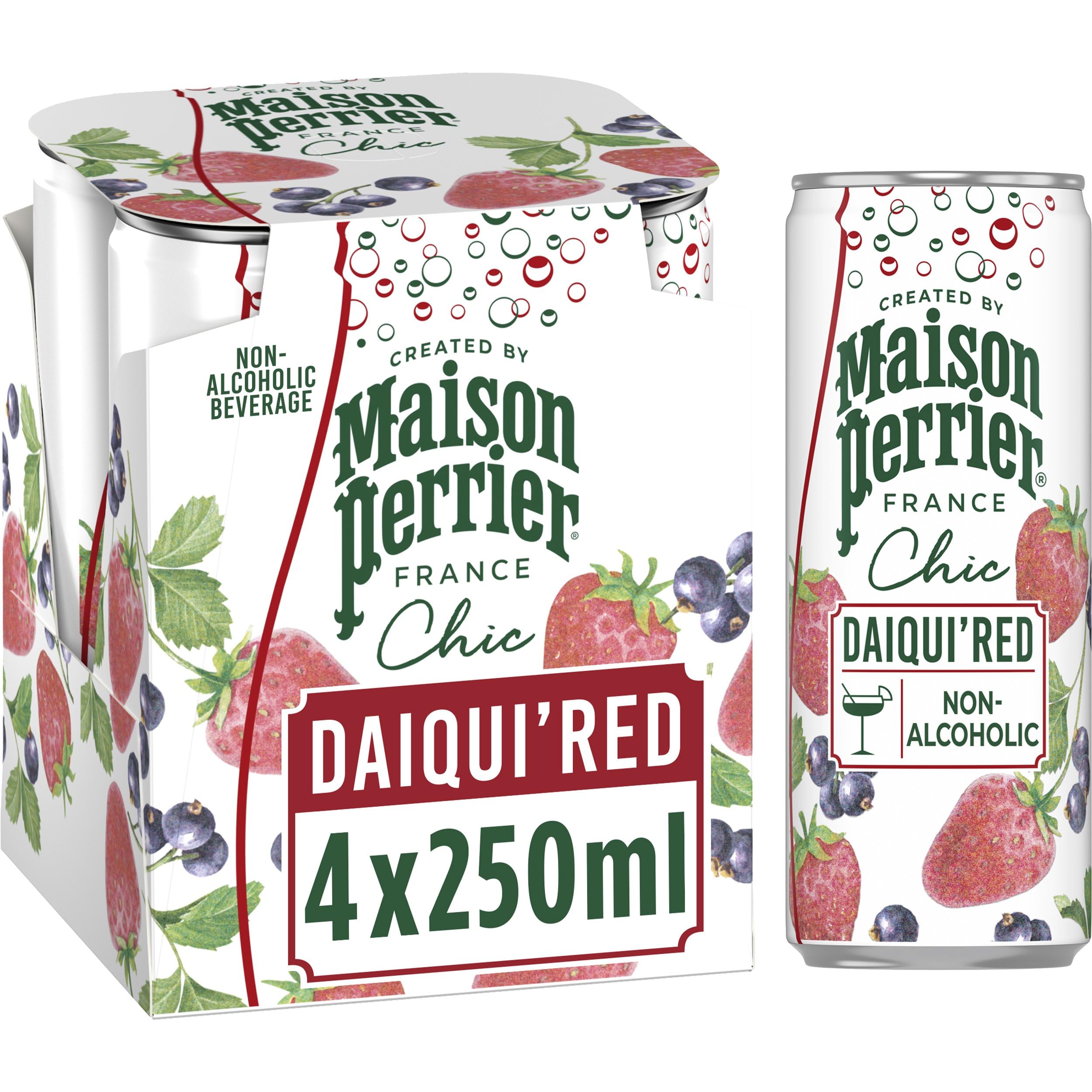 Maison Perrier Chic Daiqui'red Non-Alcoholic Aperitif Mocktail | 4 x 250ml Cans 1