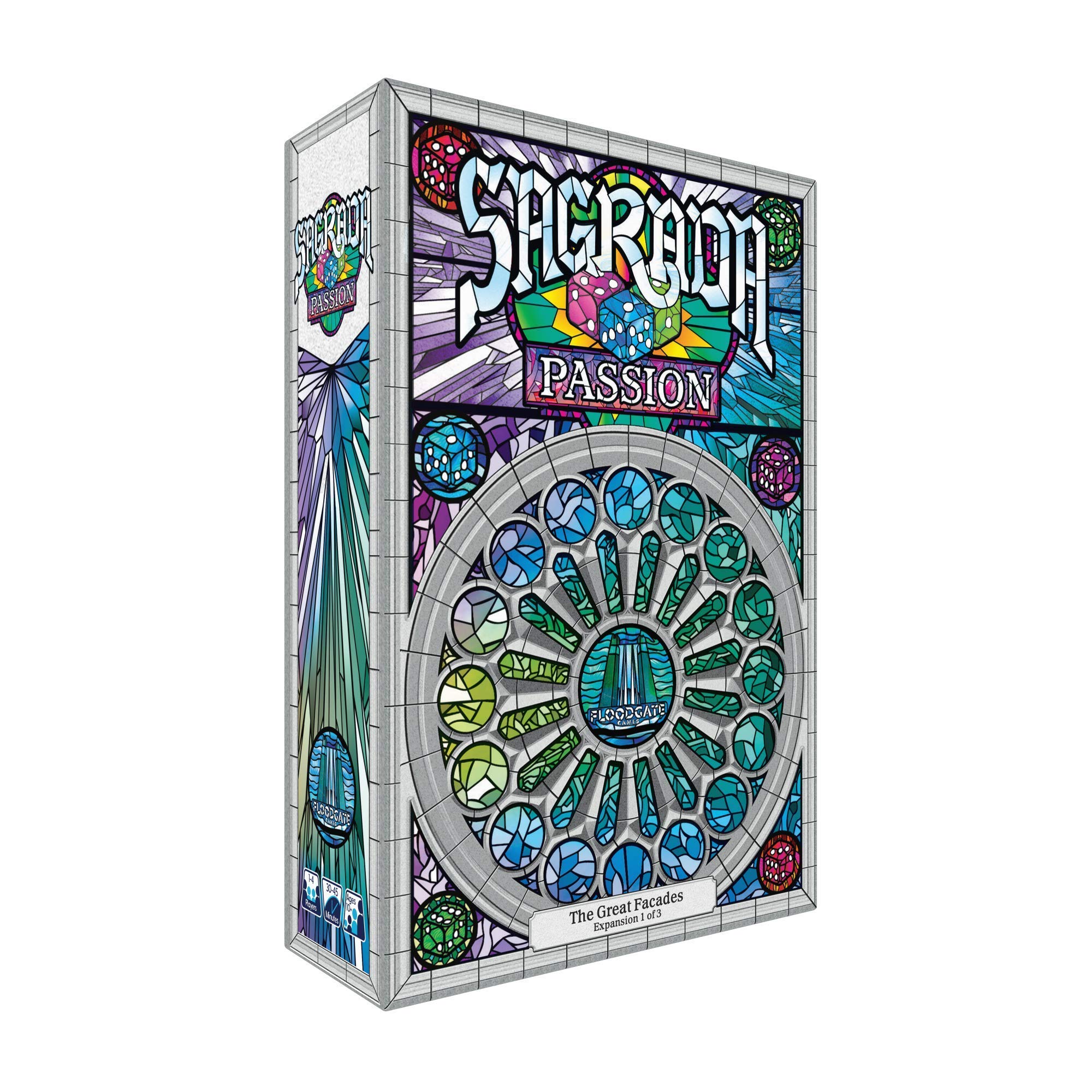 Floodgate Games Sagrada: The Facades - Passion Expansion for Sagrada