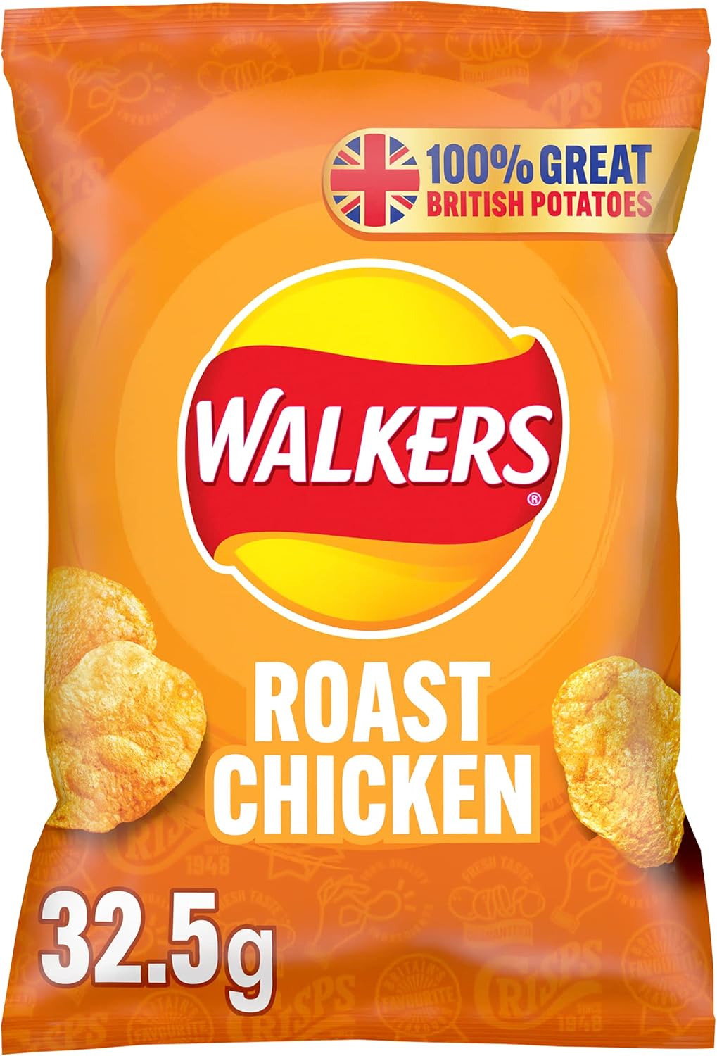 Walkers Roast Chicken Crisps 32.5g (Case of 32) - Made with 100% British Potatoes 9