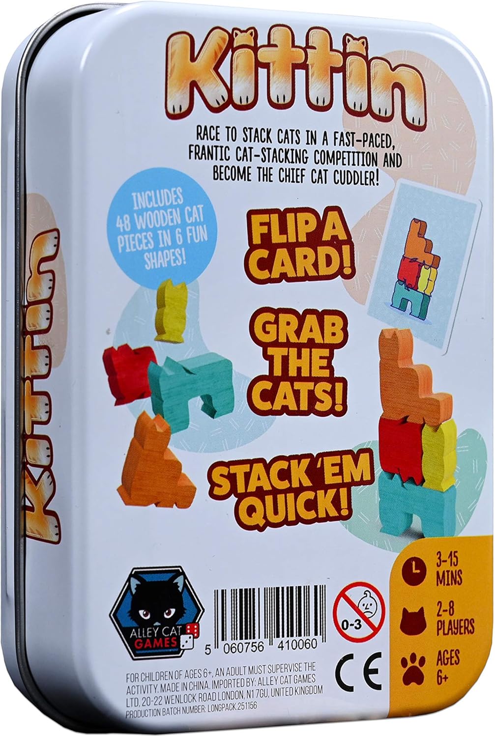 Alley Cat Games KITTIN Dexterity Stacking Game (ACG027)