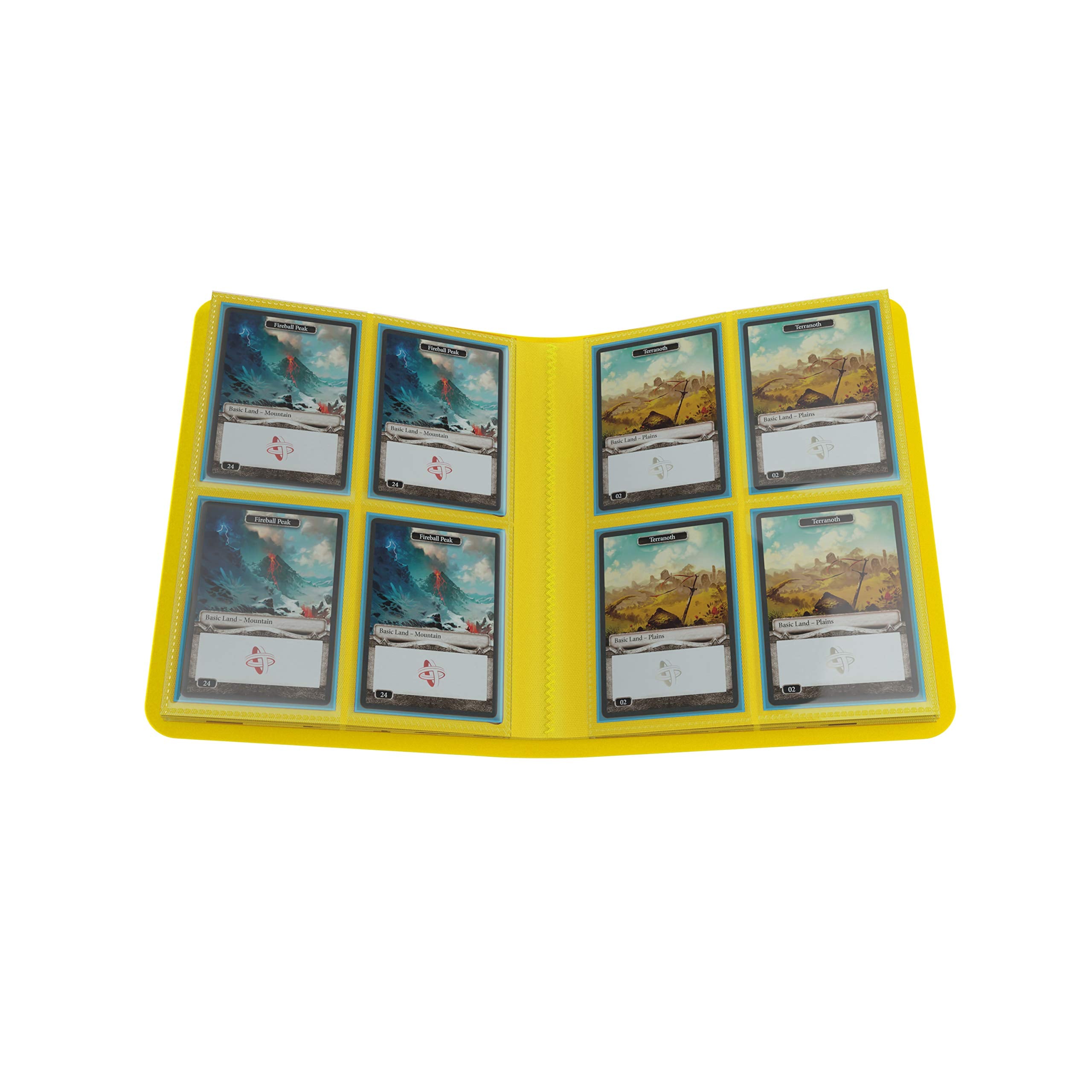 Gamegenic Casual Album 8-Pocket Yellow | Holds 160 Double-Sleeved Cards | PP Material 5