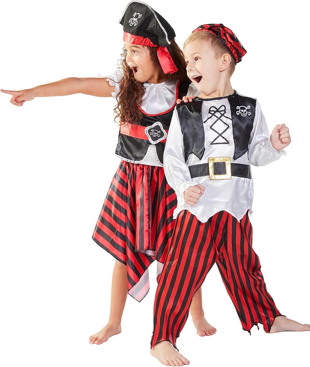 Raggy Pirate Boy Costume - Rubies - Unisex Kids Fancy Dress - Age 3-4 Years 7