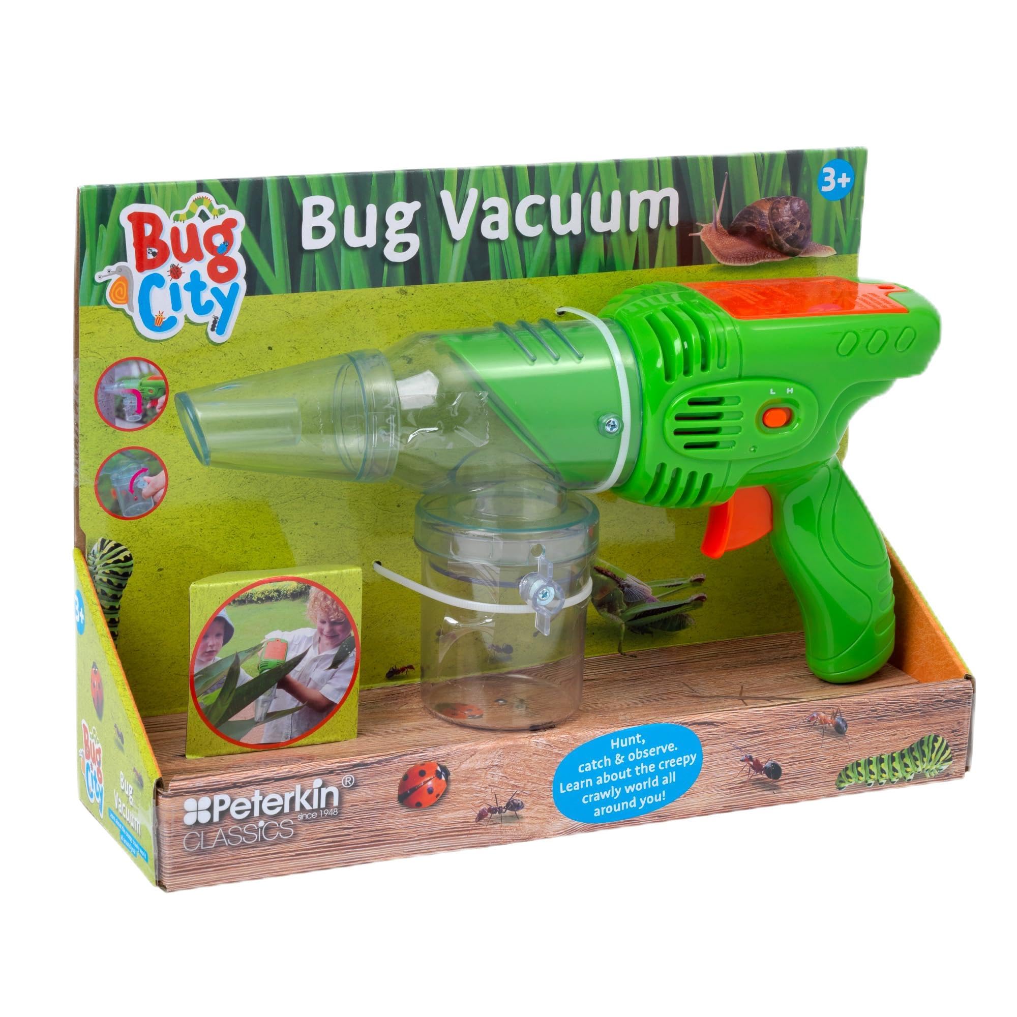 Bug City Bug Vacuum - Catch, Observe & Release Insects with Magnifying Glass