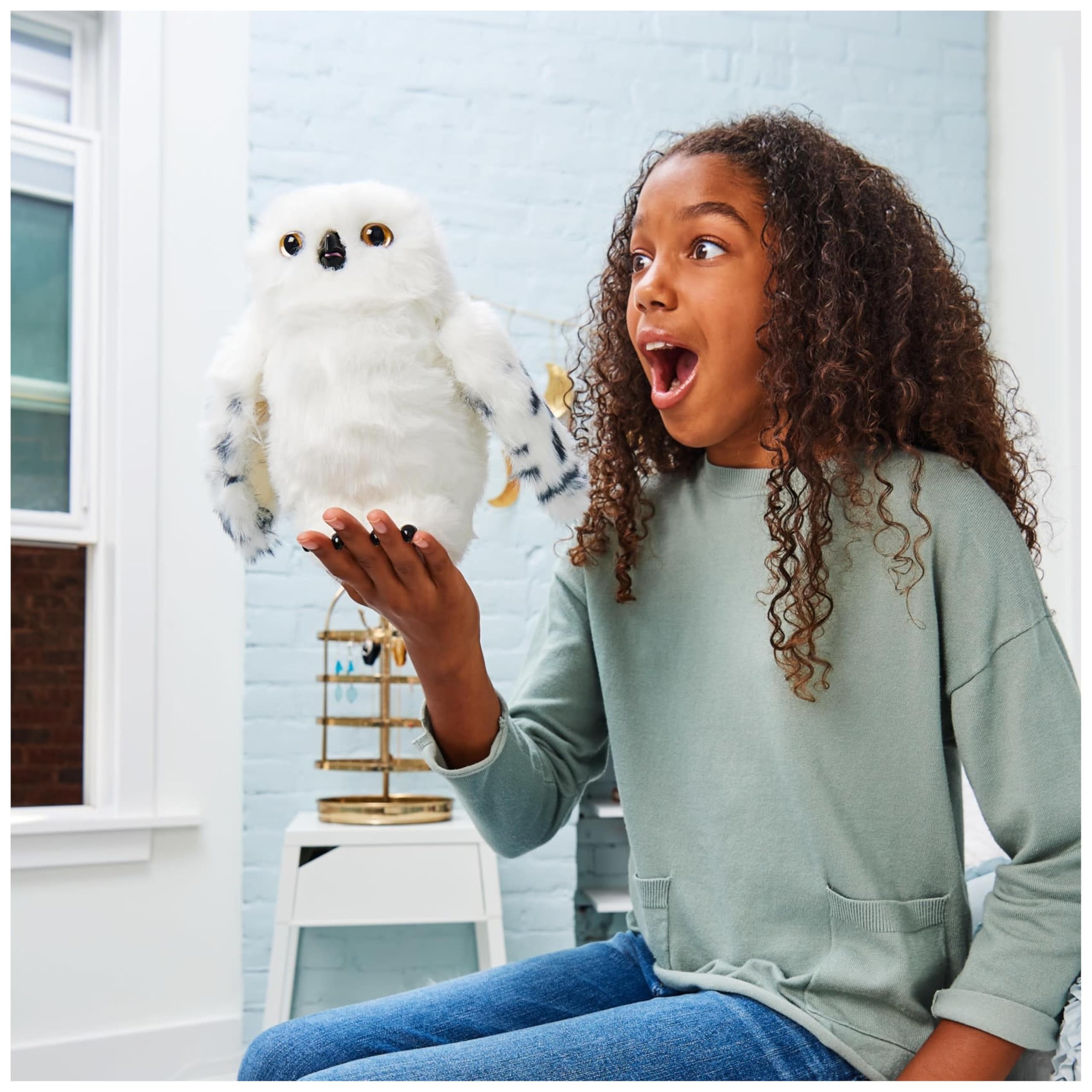 Enchanting Hedwig Interactive Harry Potter Owl - 9-inch Plush with Sounds & Movements 5