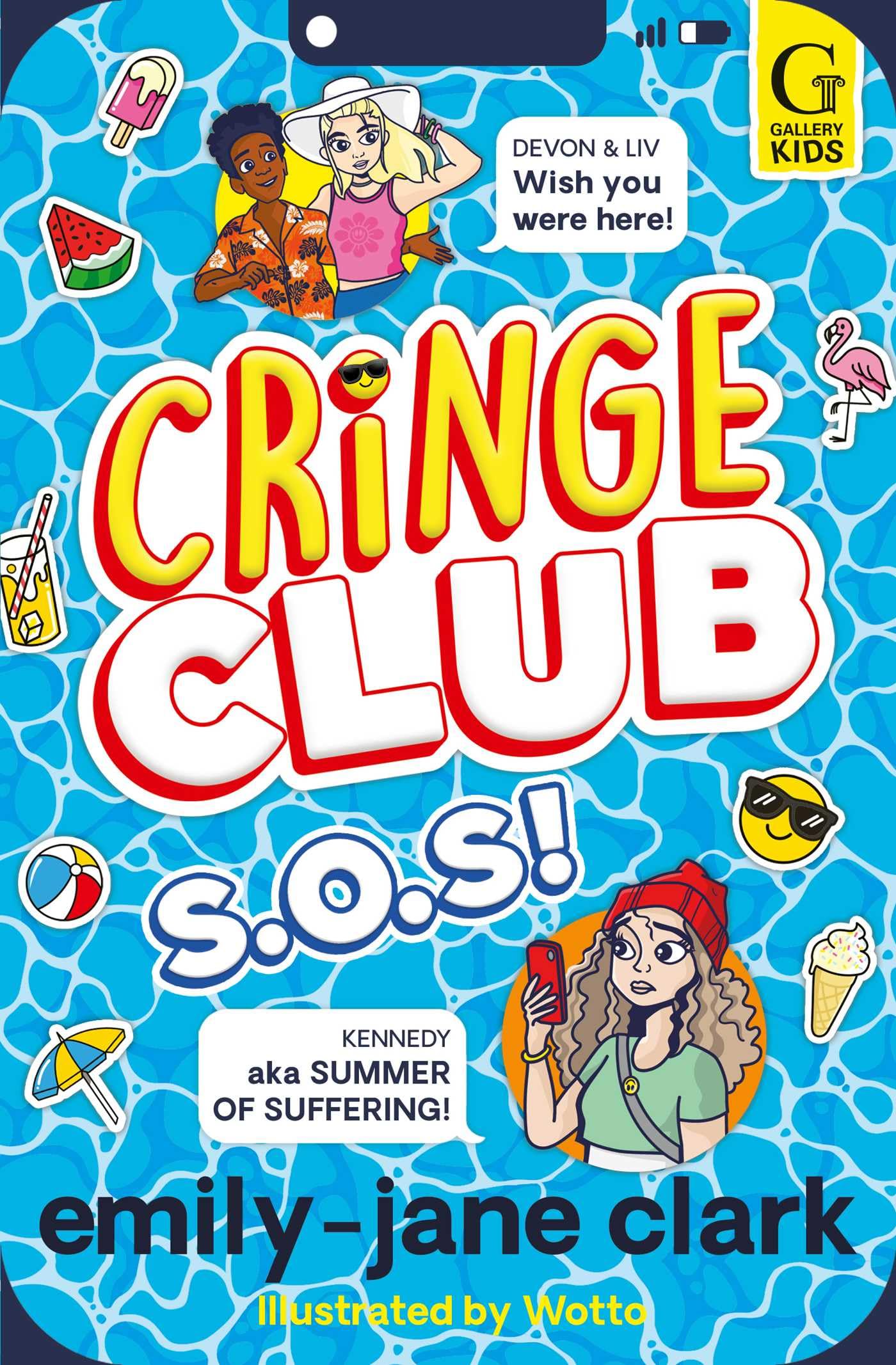 Simon & Schuster Cringe Club (Book 3 of 3) by Emily-Jane Clark | Paperback | Ages 8+ 1