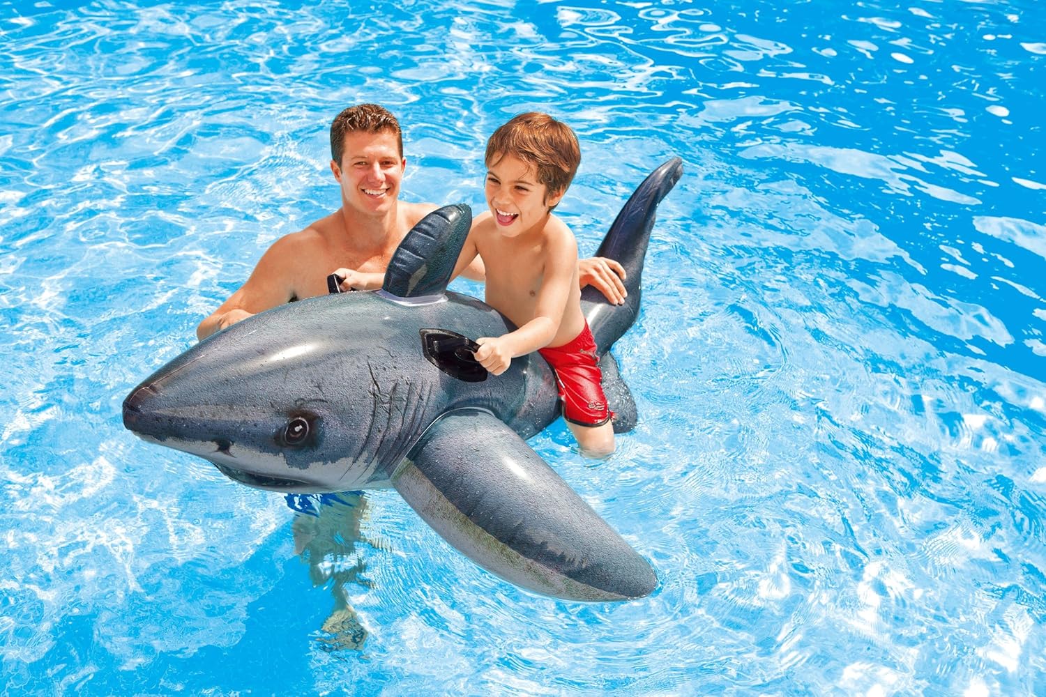 Intex Great Shark Ride-On Inflatable - 173x107 cm 4