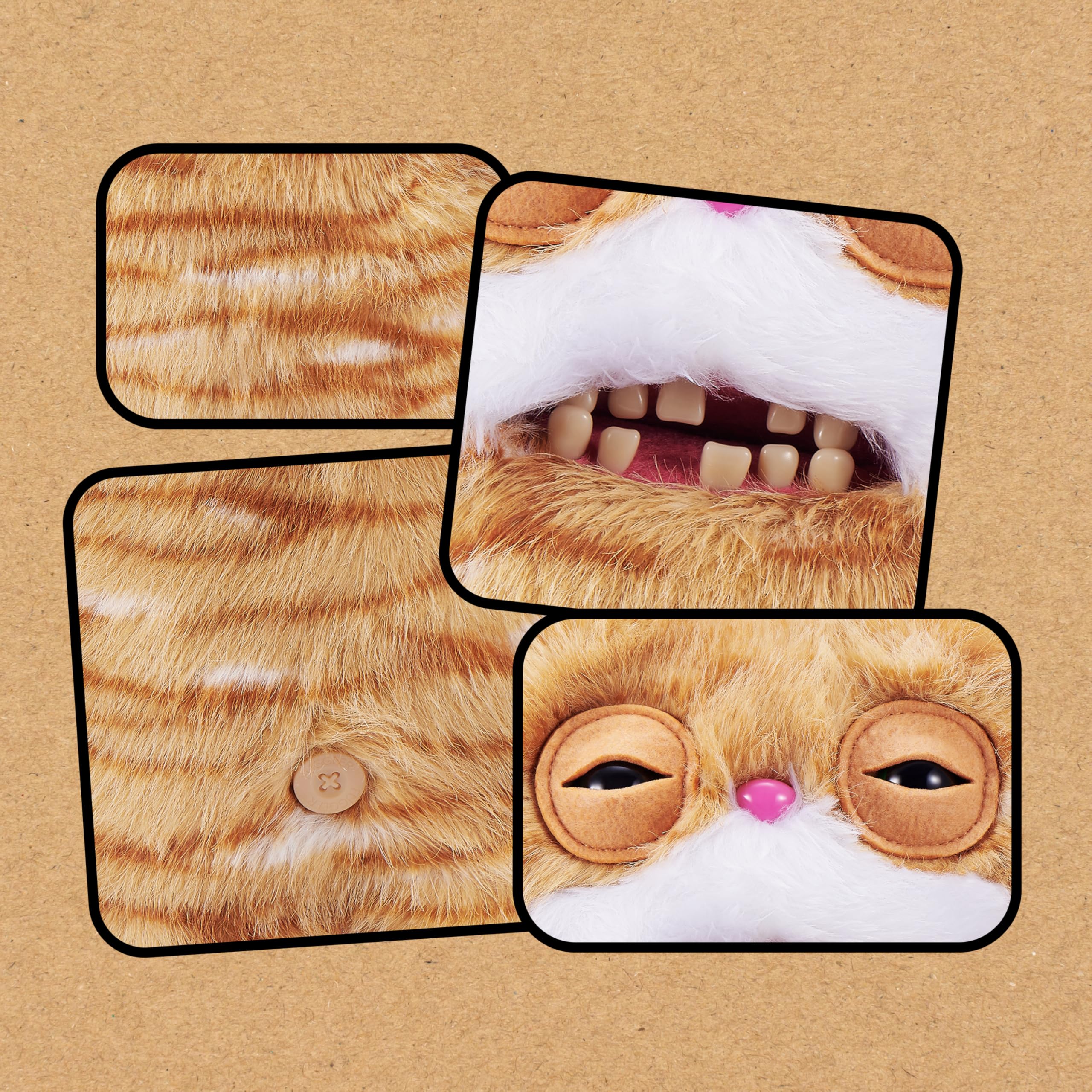 Fuggler Alley Cats Stinkface Plush Toy - 9-Inch | Human-Like Teeth | Polyester 5