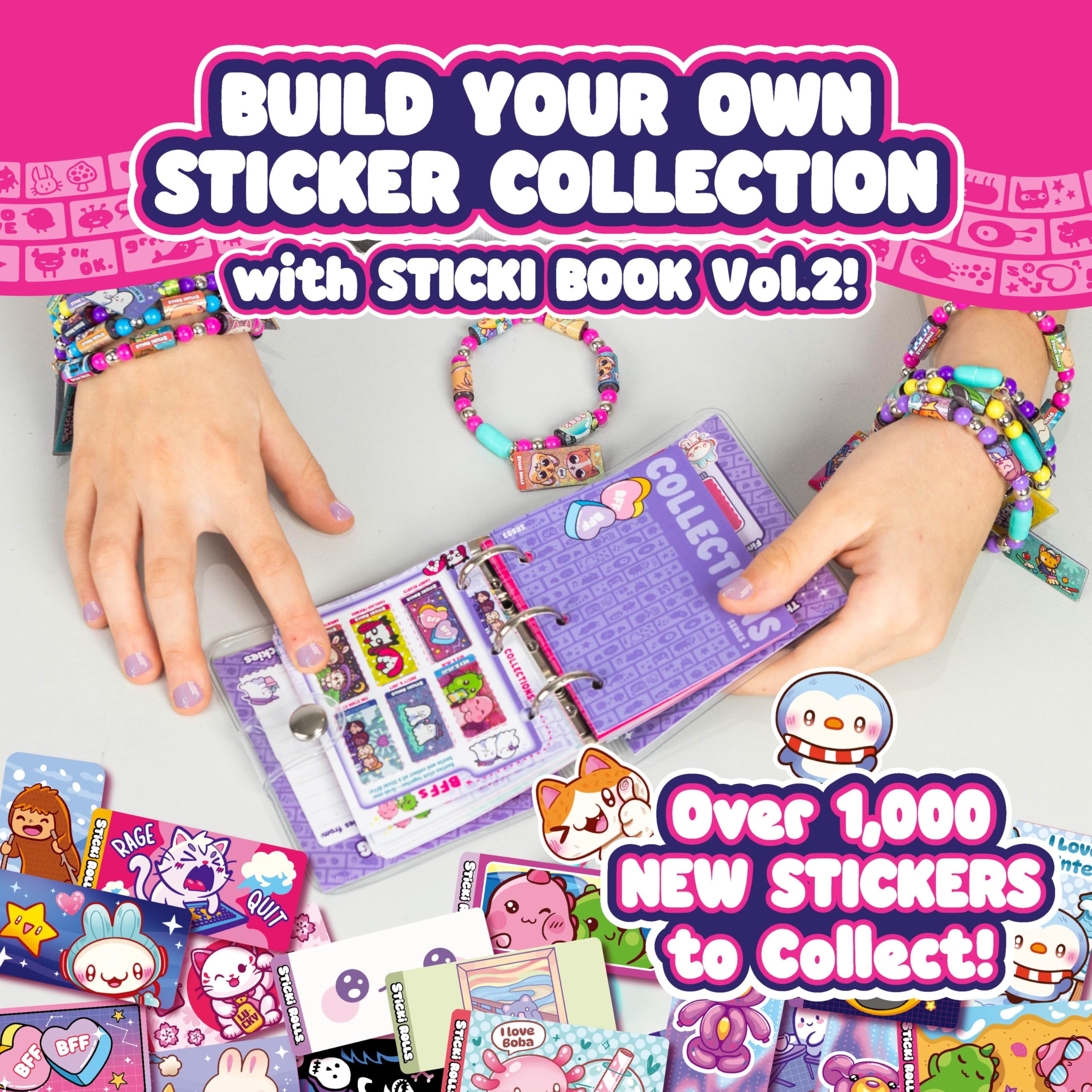 Sky Castle Sticki Rolls Series 2 - Wearable & Shareable Holographic Sticker Book 8