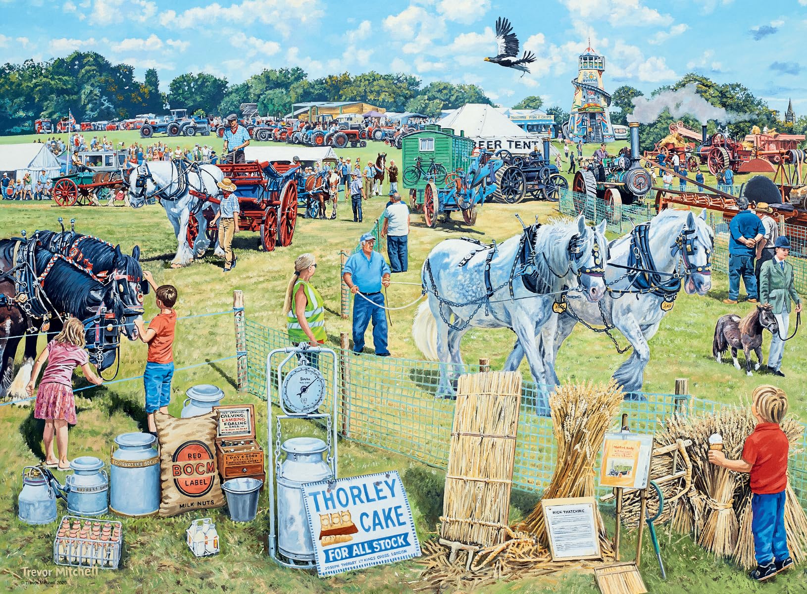 Ravensburger Happy Days No.3 Countryside Nostalgia 4x 500 Piece Jigsaw Puzzles for Adults and Kids 10+ 5