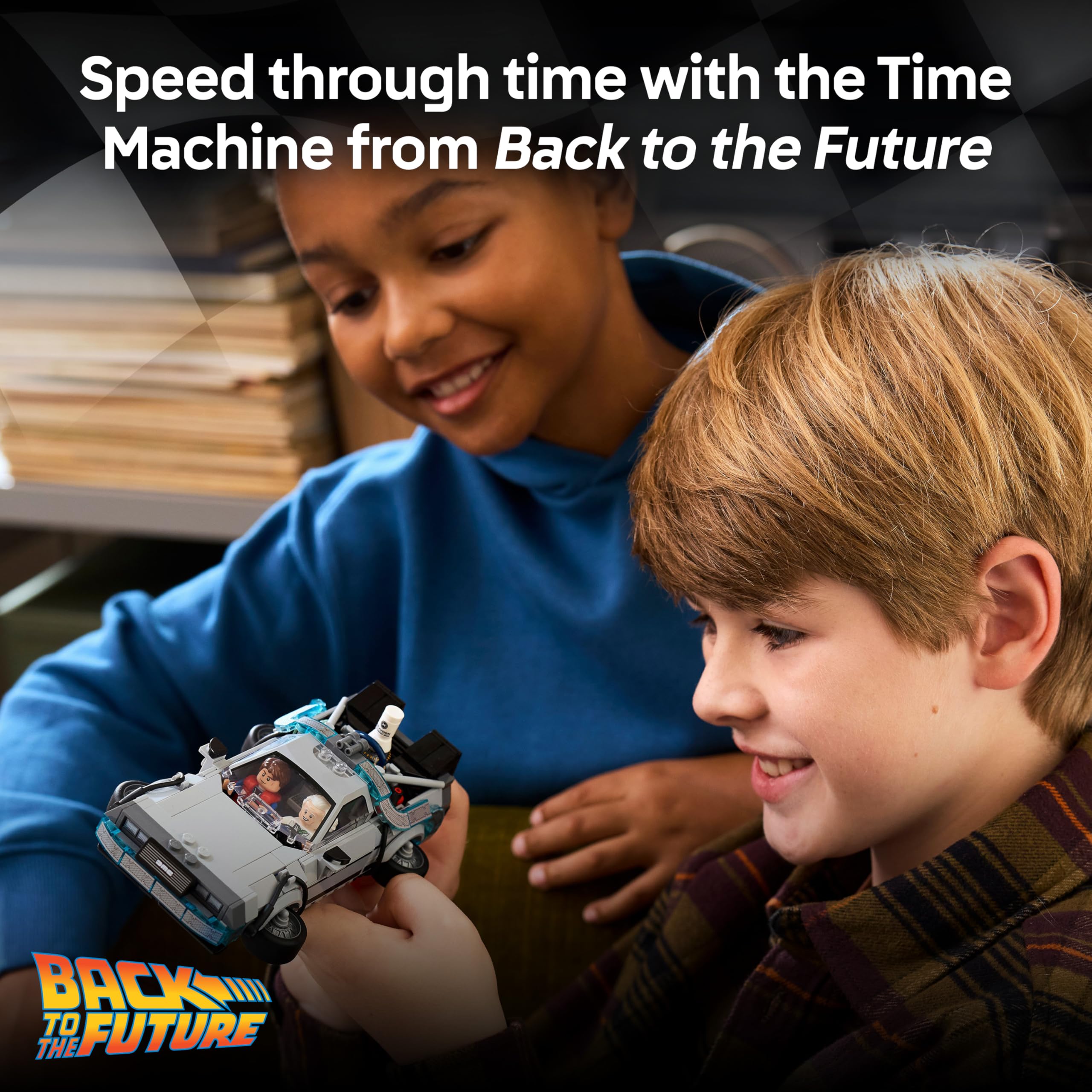 LEGO Speed Champions Time Machine from Back to the Future Building Set for Ages 9+ | Model 77256