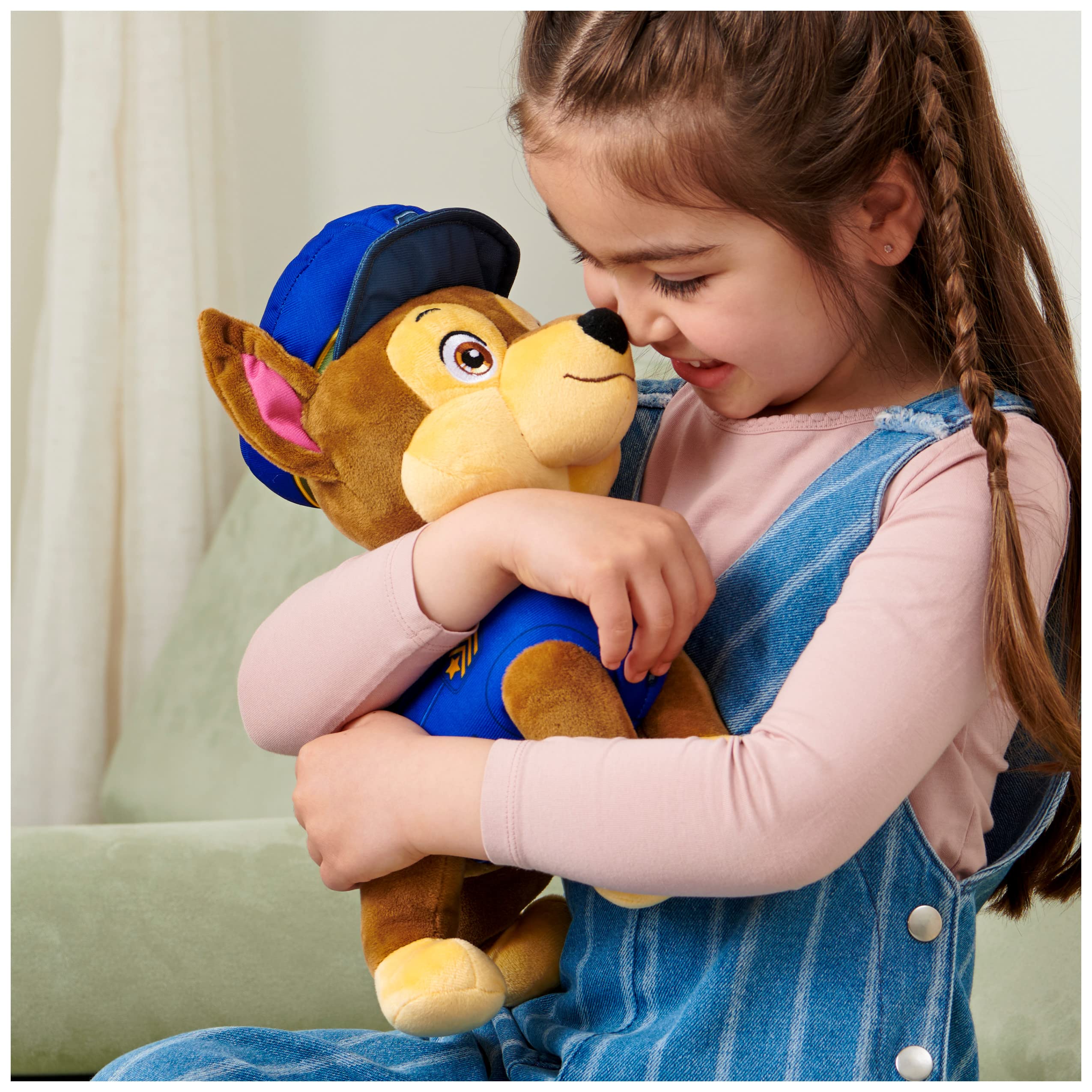 PAW Patrol Talking Chase Interactive Plush Toy - 30.5 cm with Sounds, Phrases & Wagging Tail 6