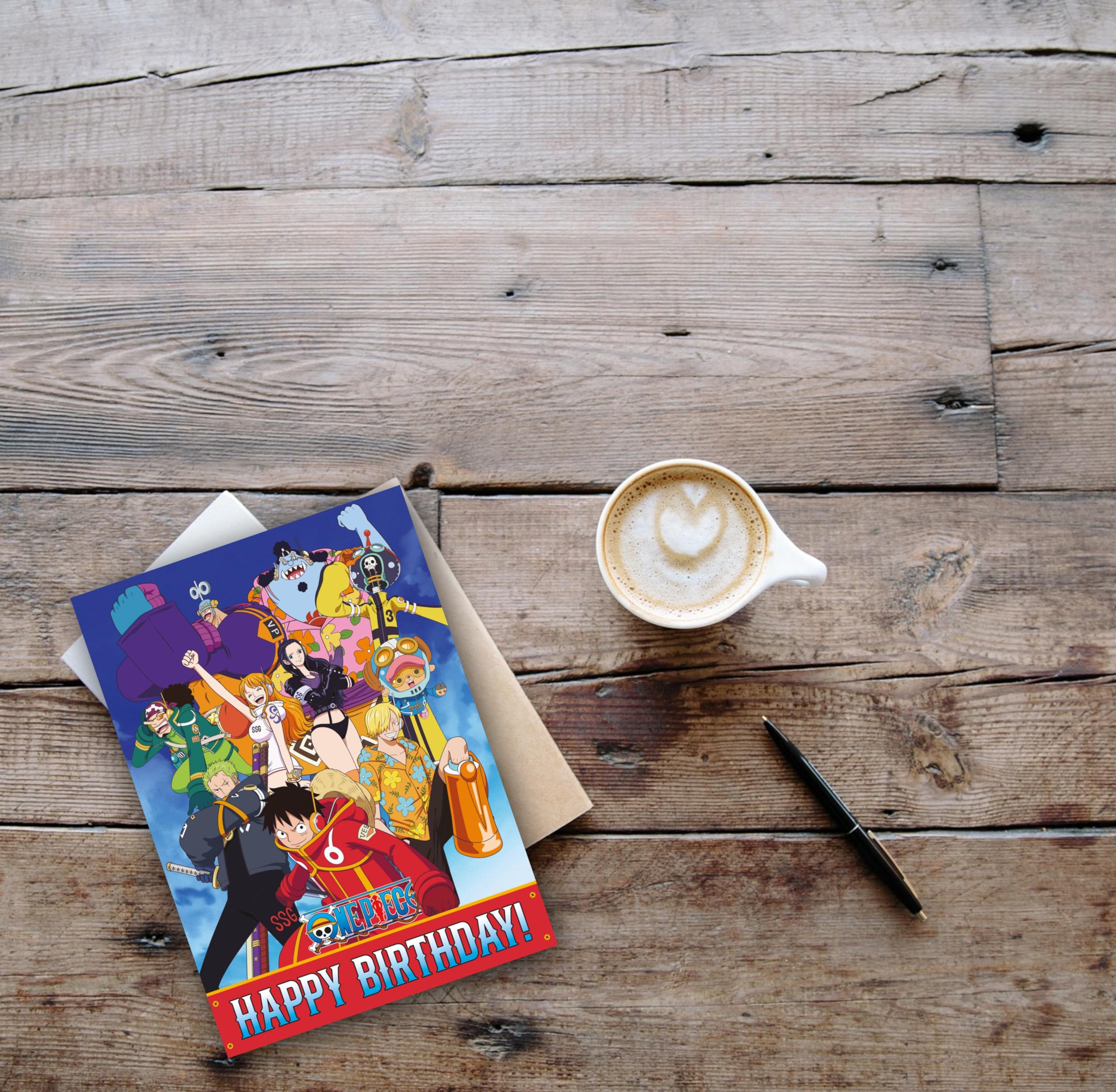 Danilo Promotions LTD One Piece Birthday Card - Adventure Awaits Design | Standard Size | Unisex-Adults, Unisex-Kids 3