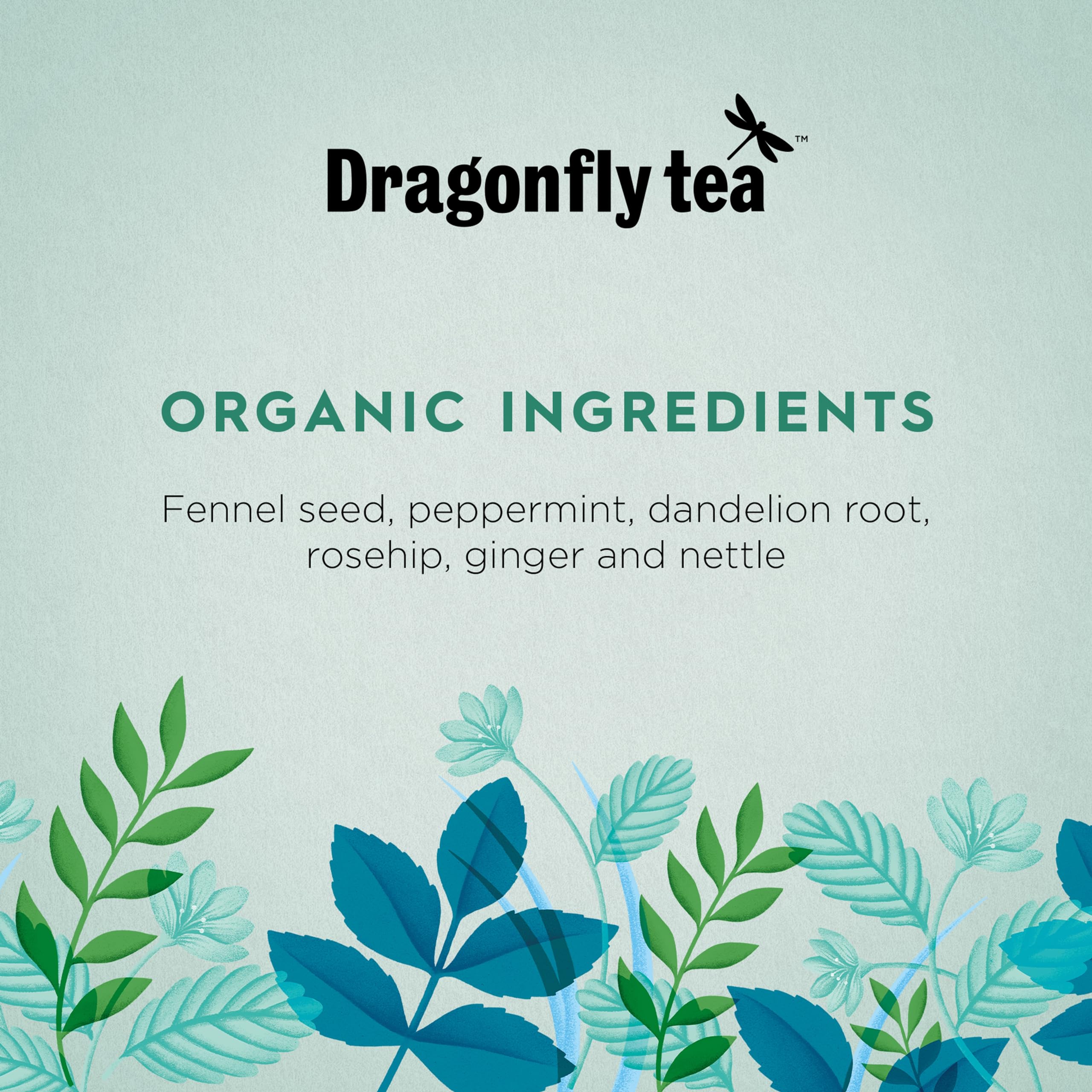 Dragonfly - Mint Garden Digestif Tea Organic | 80 Plastic-Free Tea Bags 6