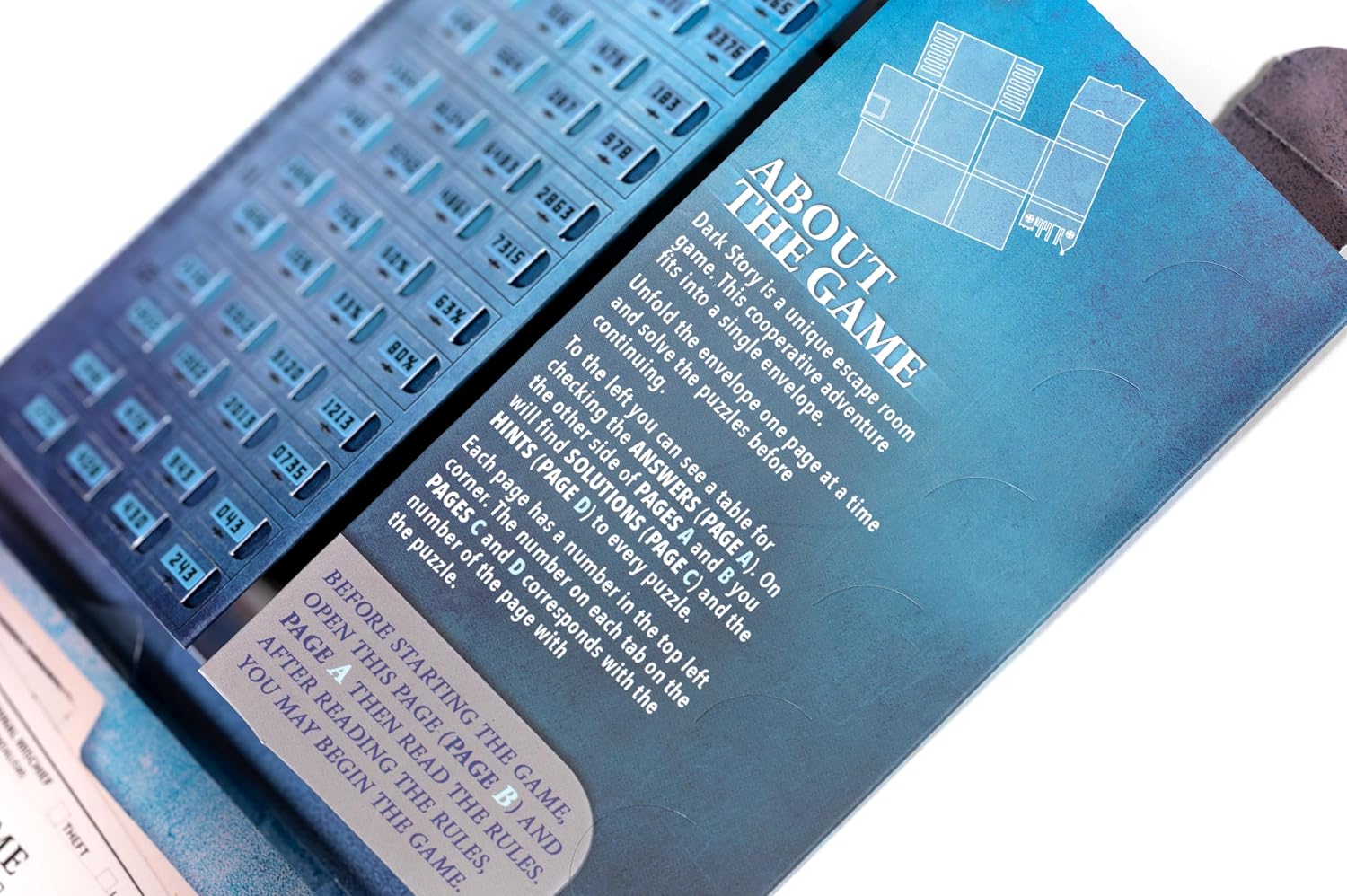 Alley Cat Games Unfold - Foldable Escape Room Adventure Puzzle Game (Dark Story) 7