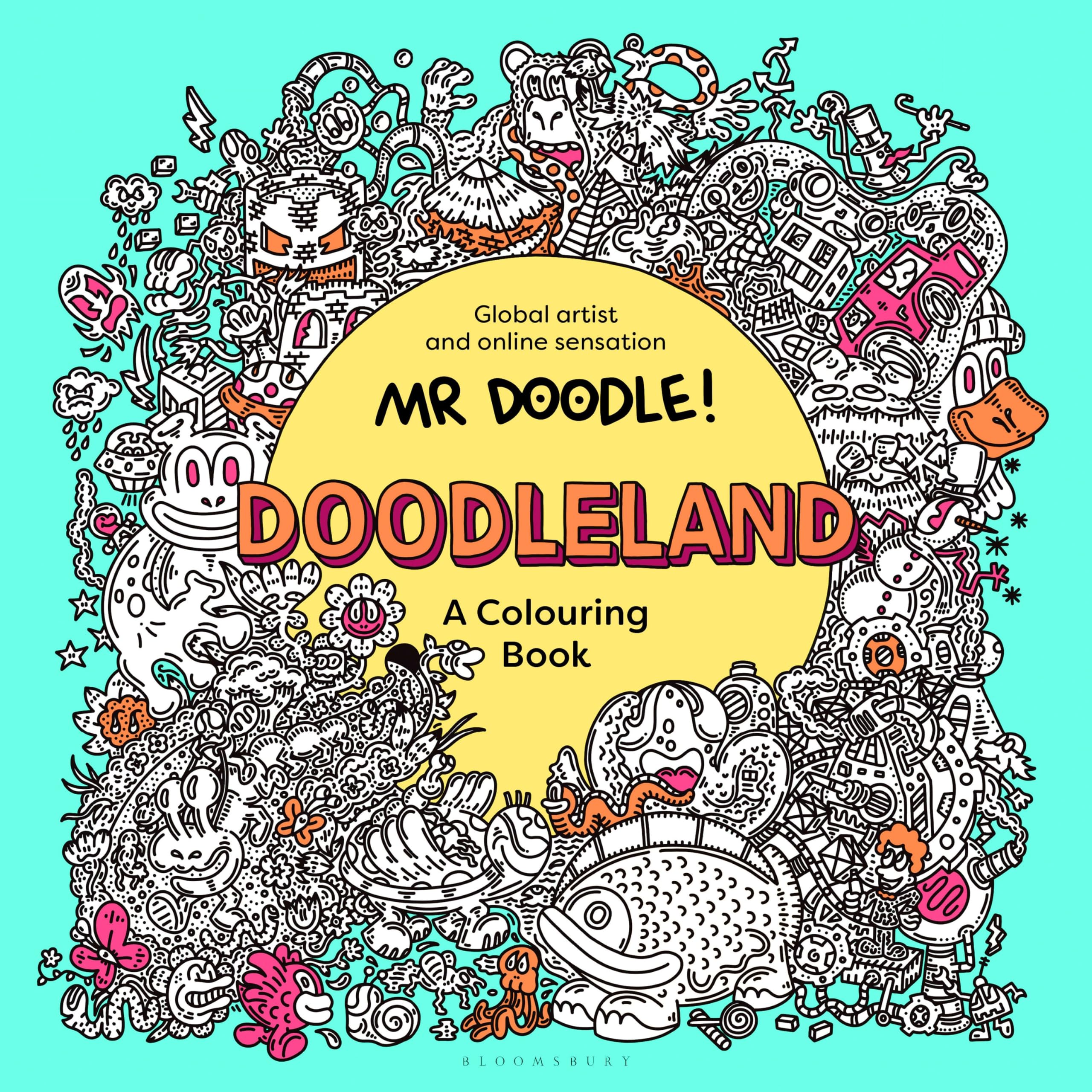Bloomsbury DoodleLand: A Colouring Book by Mr Doodle | Paperback