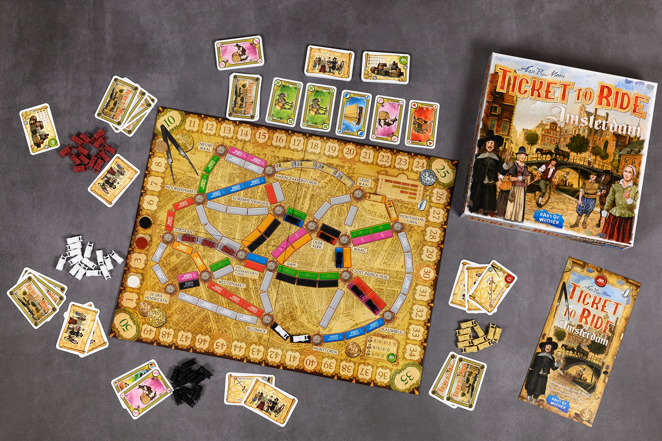 Days of Wonder Ticket to Ride Amsterdam Brettspiel 8