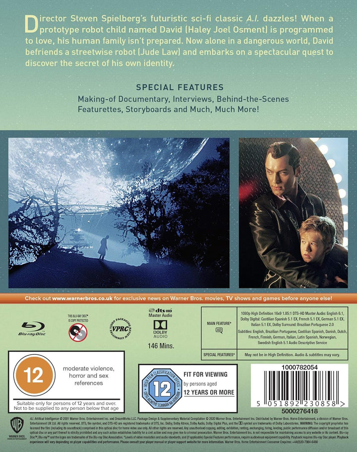 A.I. Artificial Intelligence (2001) - Blu-ray Special Edition (Region Free)