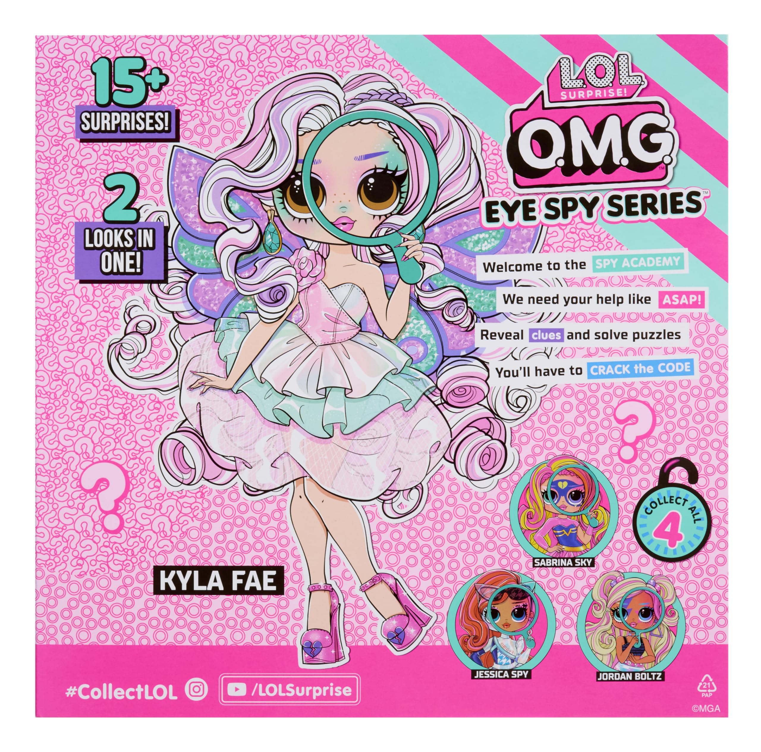L.O.L. Surprise! OMG Eye Spy Series Fairy Doll - Interactive Unboxing with Color-Change Surprise 9