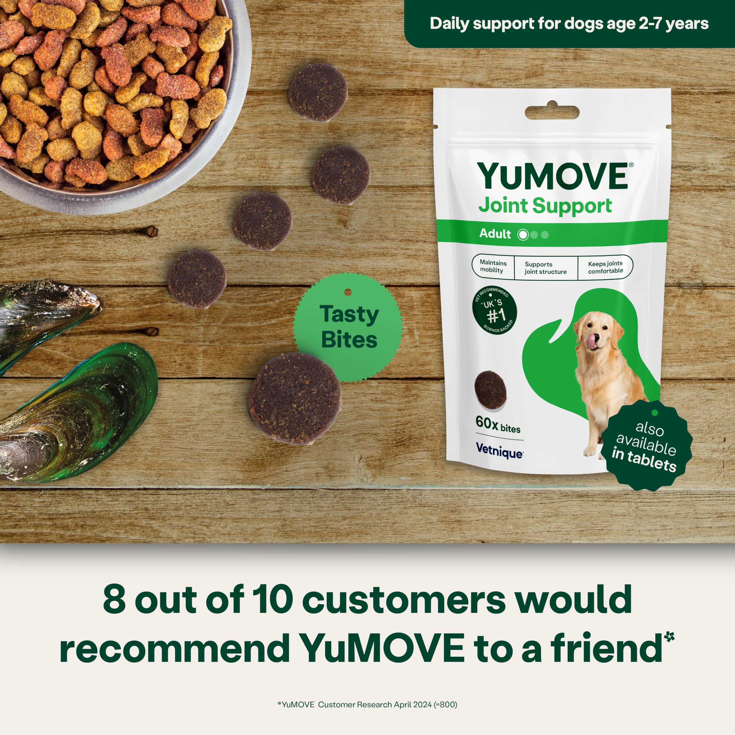YuMOVE Adult Dog Joint Supplement - Aids Mobility, Reinforces Joint Structure | 60 Chews 4