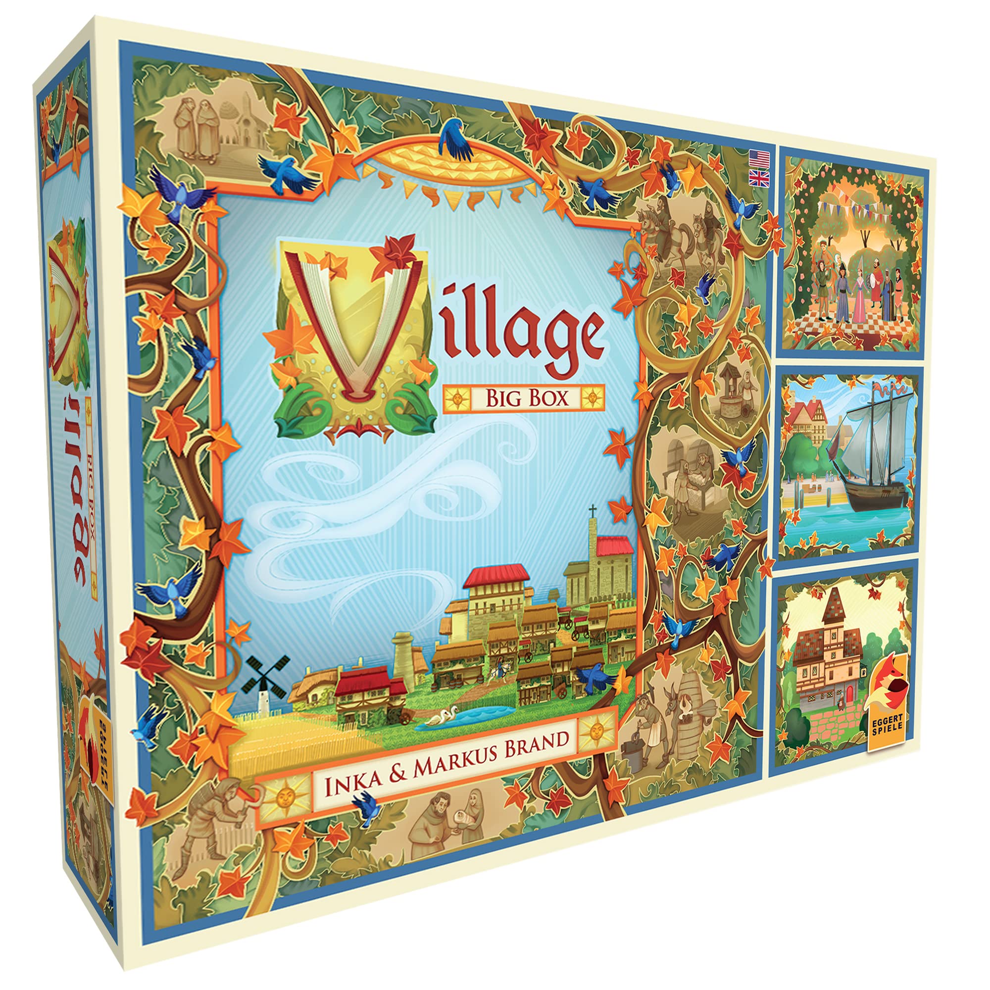 Eggertspiele Village 2nd Edition - Big Box Board Game