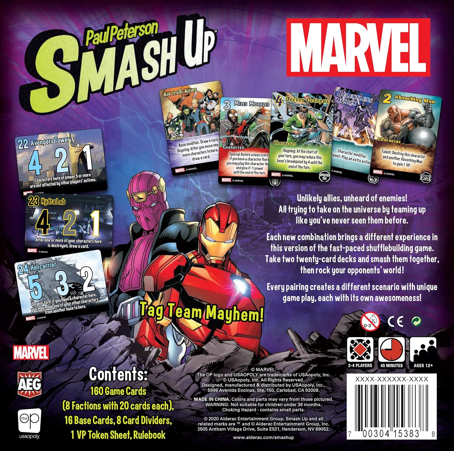 USAopoly Smash Up: Marvel Board Game 12