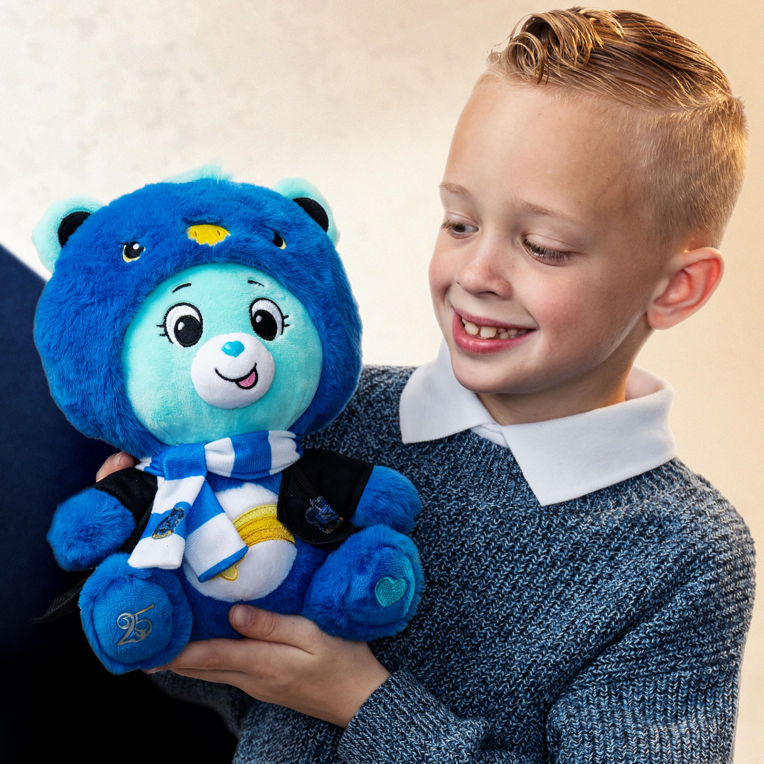 Care Bears Wish Bear Ravenclaw 30cm Hoodie Plush | Harry Potter 25th Anniversary | Ages 4+