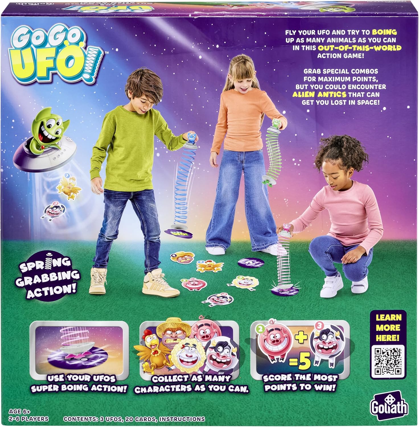 Goliath Go Go UFO: The Out-of-This-World Alien Abduction Game 6