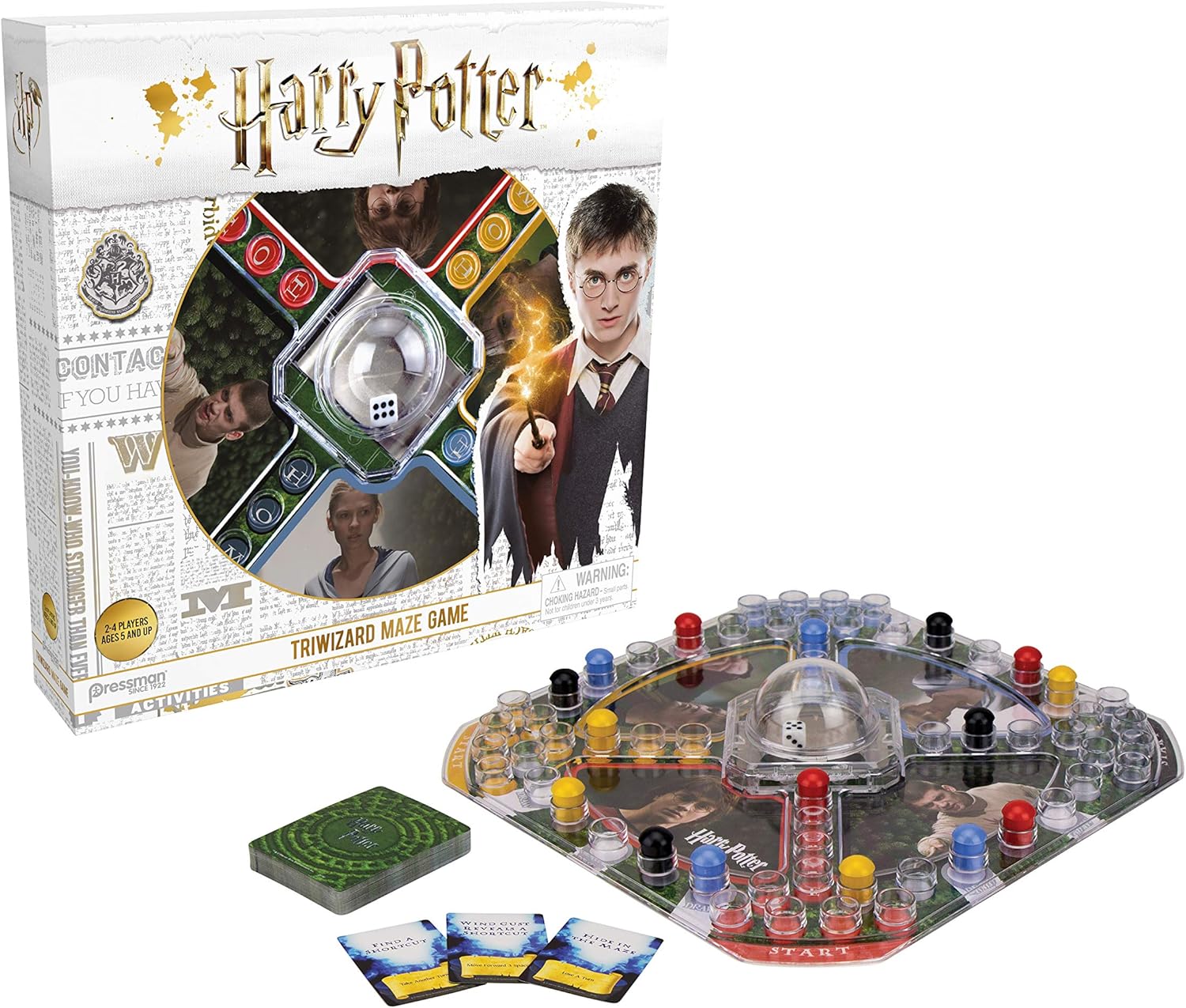 Goliath Games Harry Potter Tri-Wizard Maze Pop 'N' Race Board Game