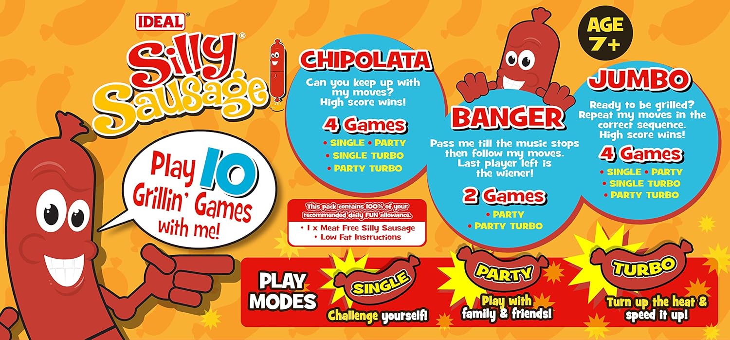 Ideal Silly Sausage Game - Reaction Challenge for Kids & Family 5