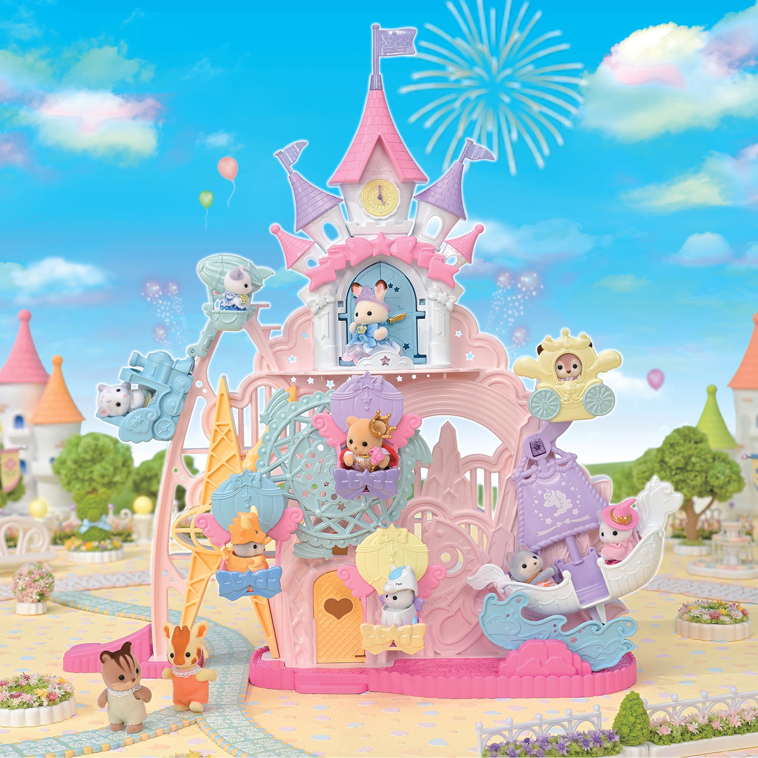 EPOCH Sylvanian Families Baby Dream Amusement Park Playset | Ages 3+ | Model 5841 2