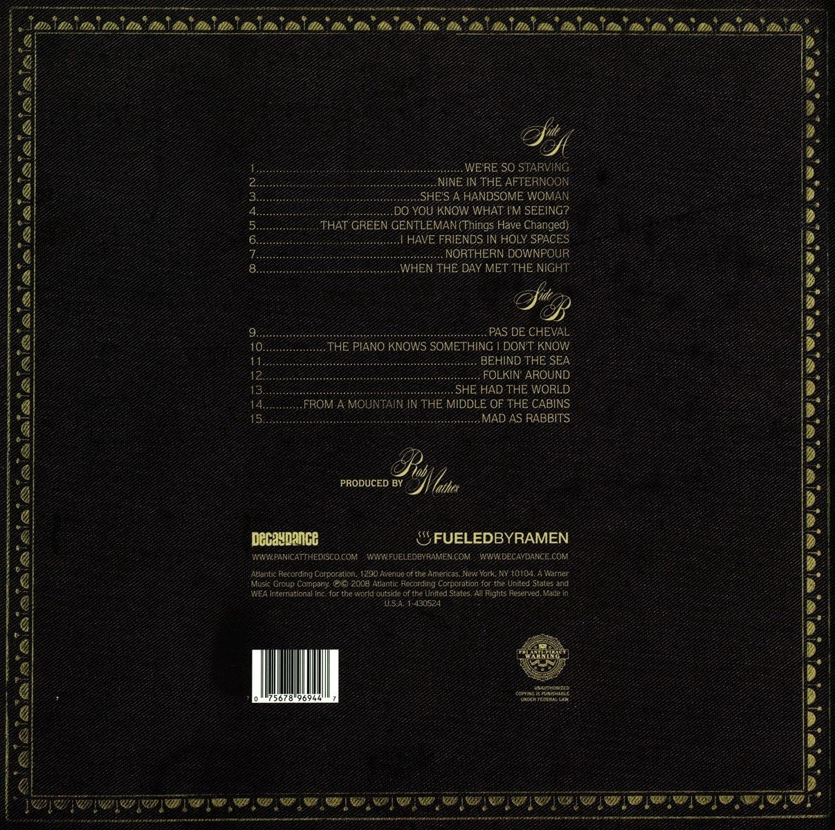 Panic! At The Disco - Pretty. Odd. Vinyl LP