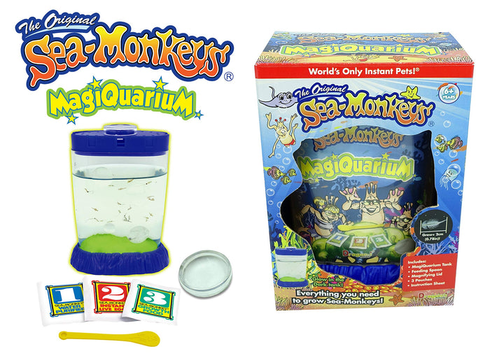 Sea Monkeys Glow in the Dark Magiquarium - Educational Science Kit for Kids 6+