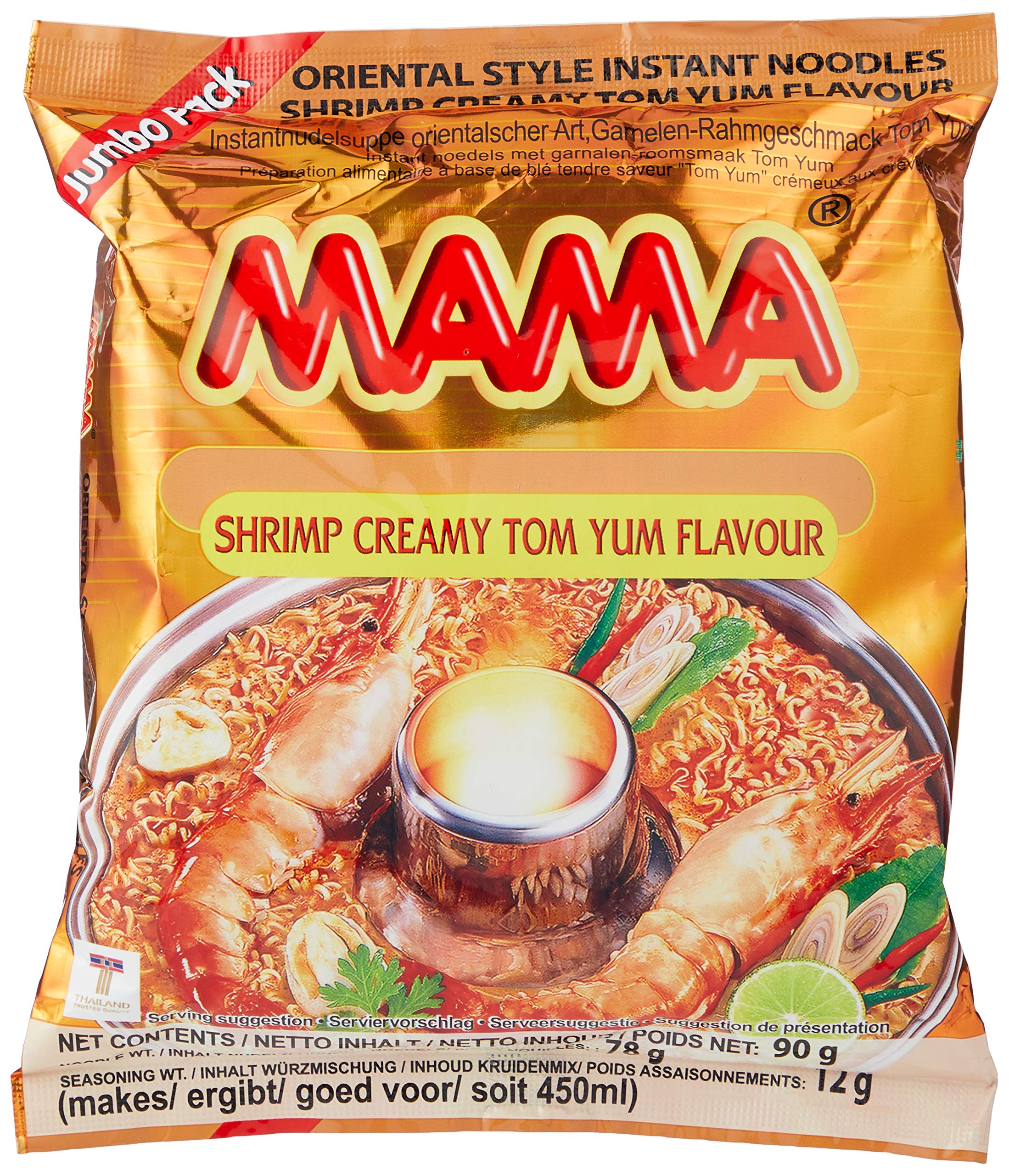 Mama Creamy Shrimp Tom Yum Flavour Noodle 90 g