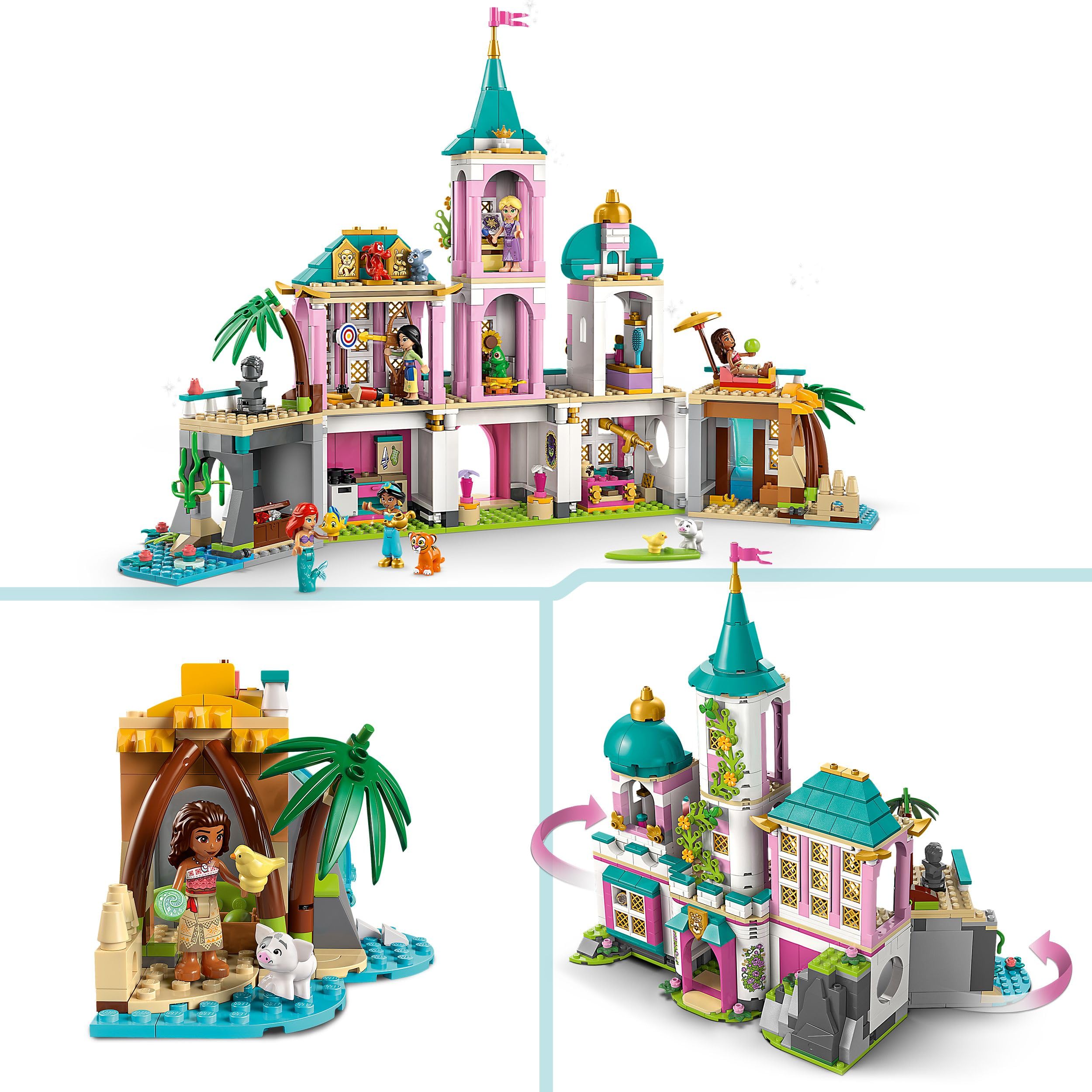 LEGO ǀ Disney Princess Castle & Royal Pets - Modular Building Playset for Ages 6+ 5
