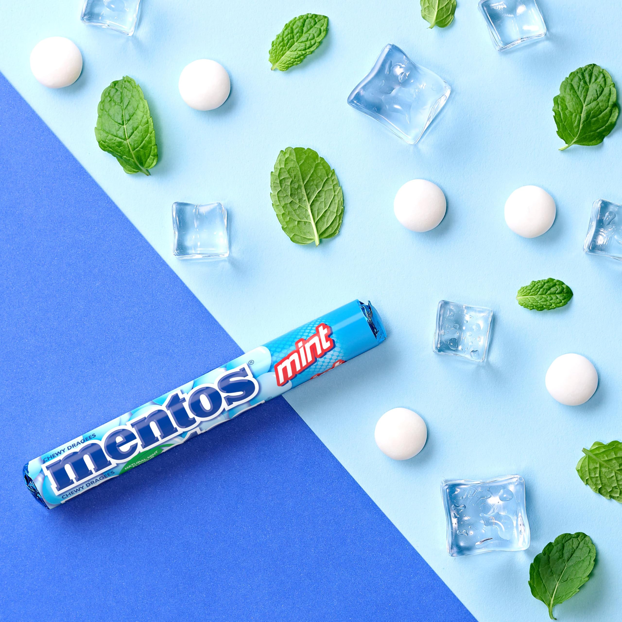 Mentos Mint Chewy Dragees - 40 x 38g Sugar-Free Mints 7
