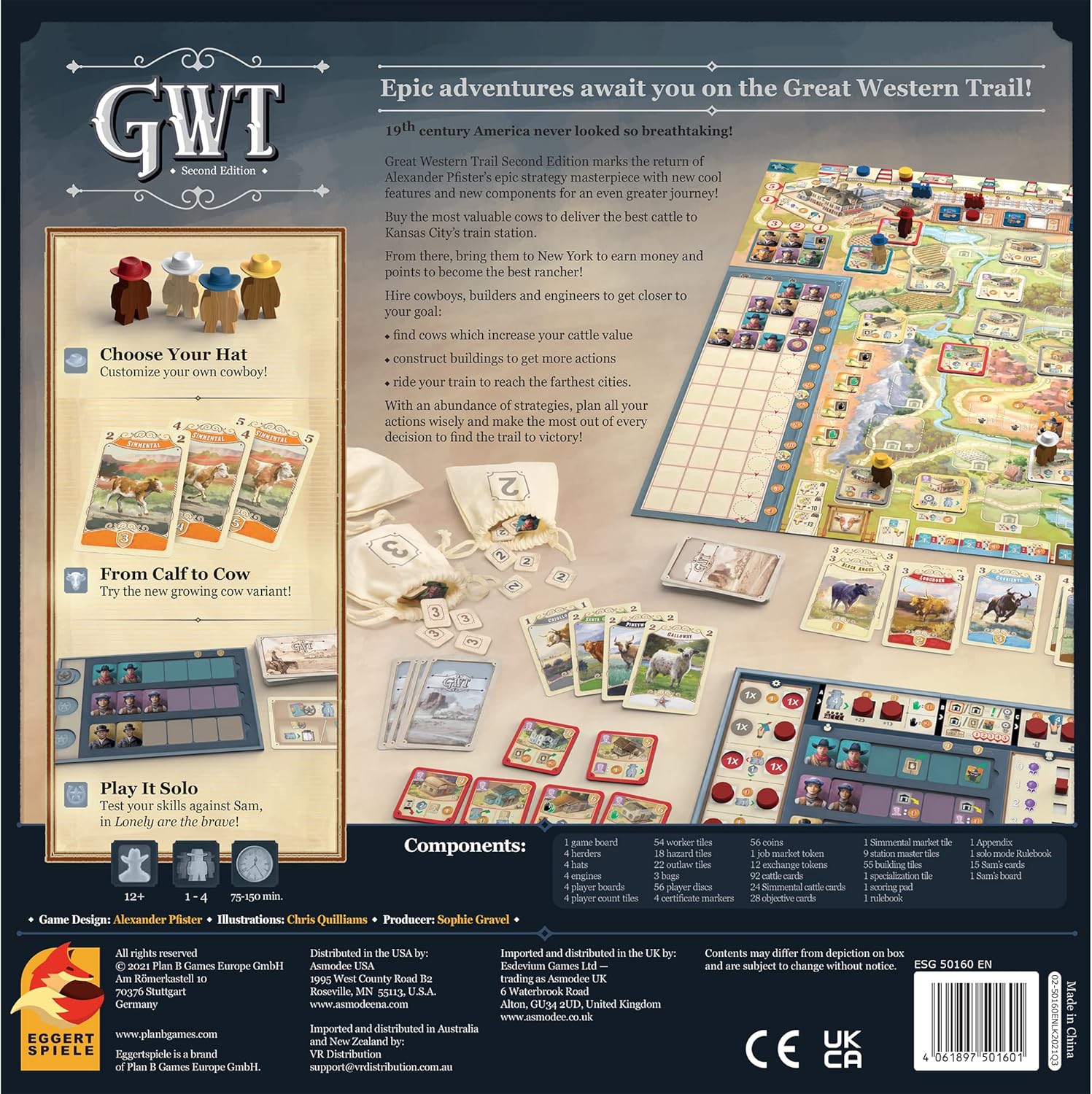 Plan B Games Great Western Trail (2nd Edition) Board Game 6